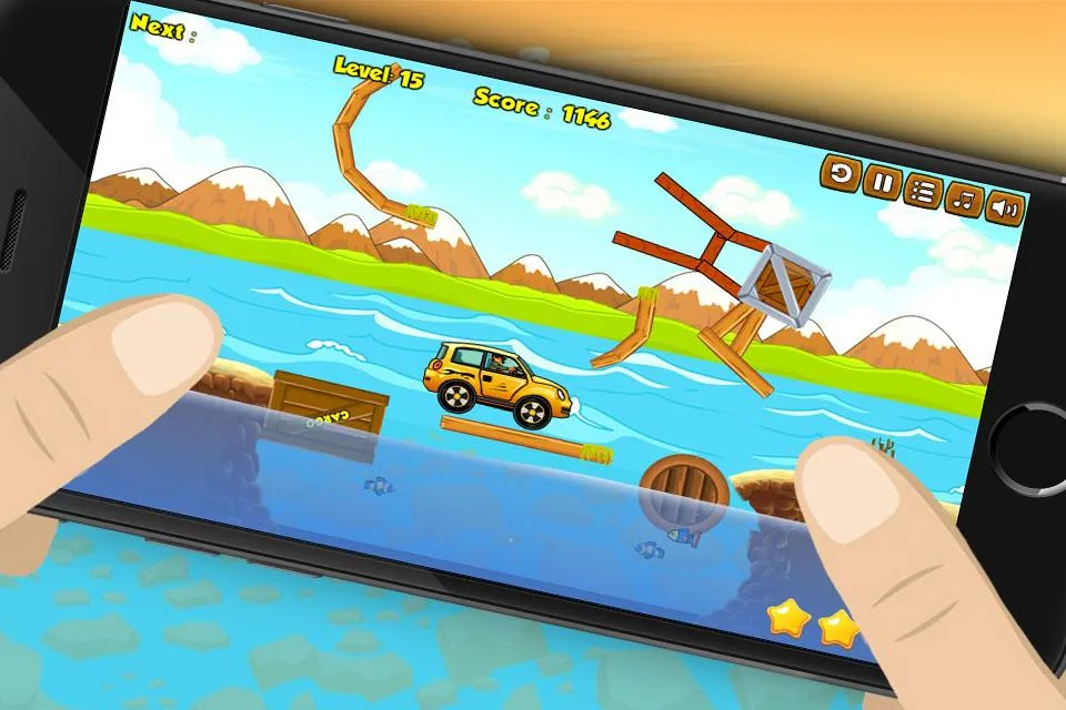 Build River Wooden Bridge | Indus Appstore | Screenshot