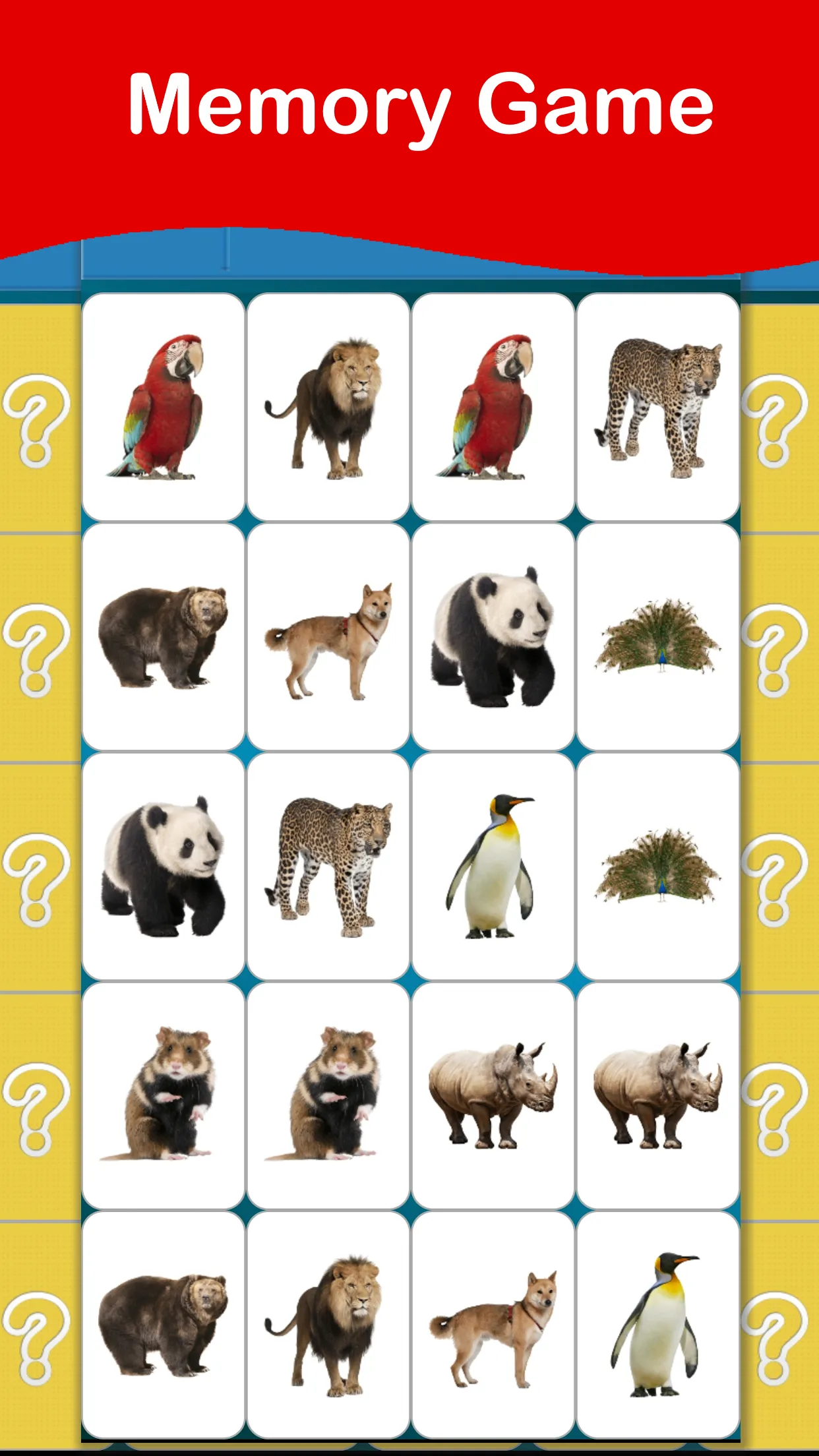 Animals Cards Games | Indus Appstore | Screenshot