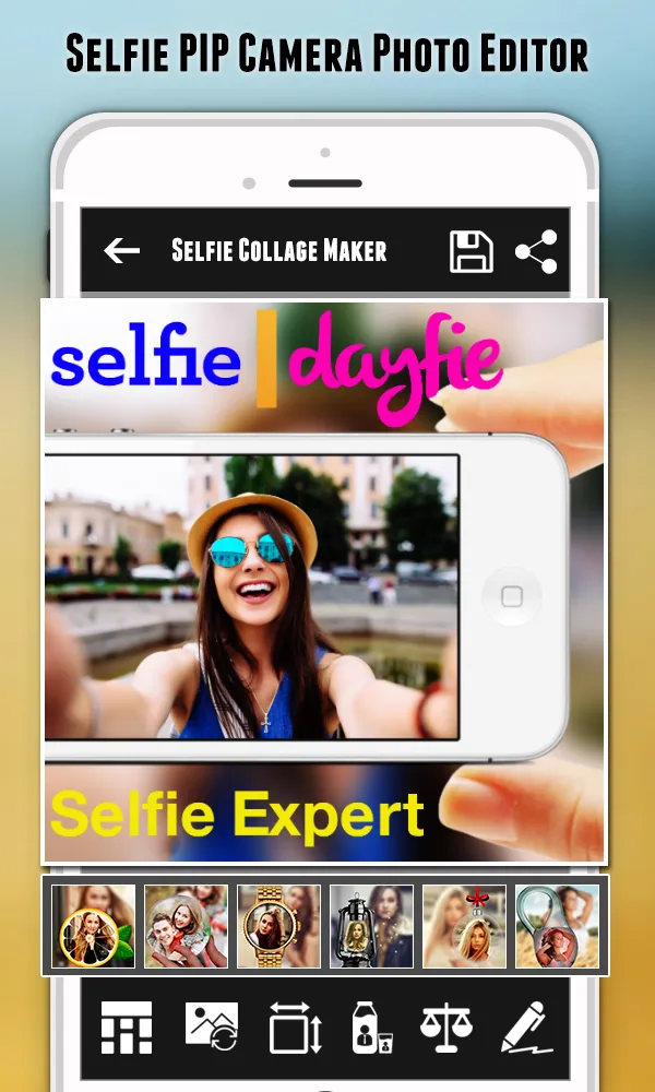 Selfie Camera Collage Maker | Indus Appstore | Screenshot