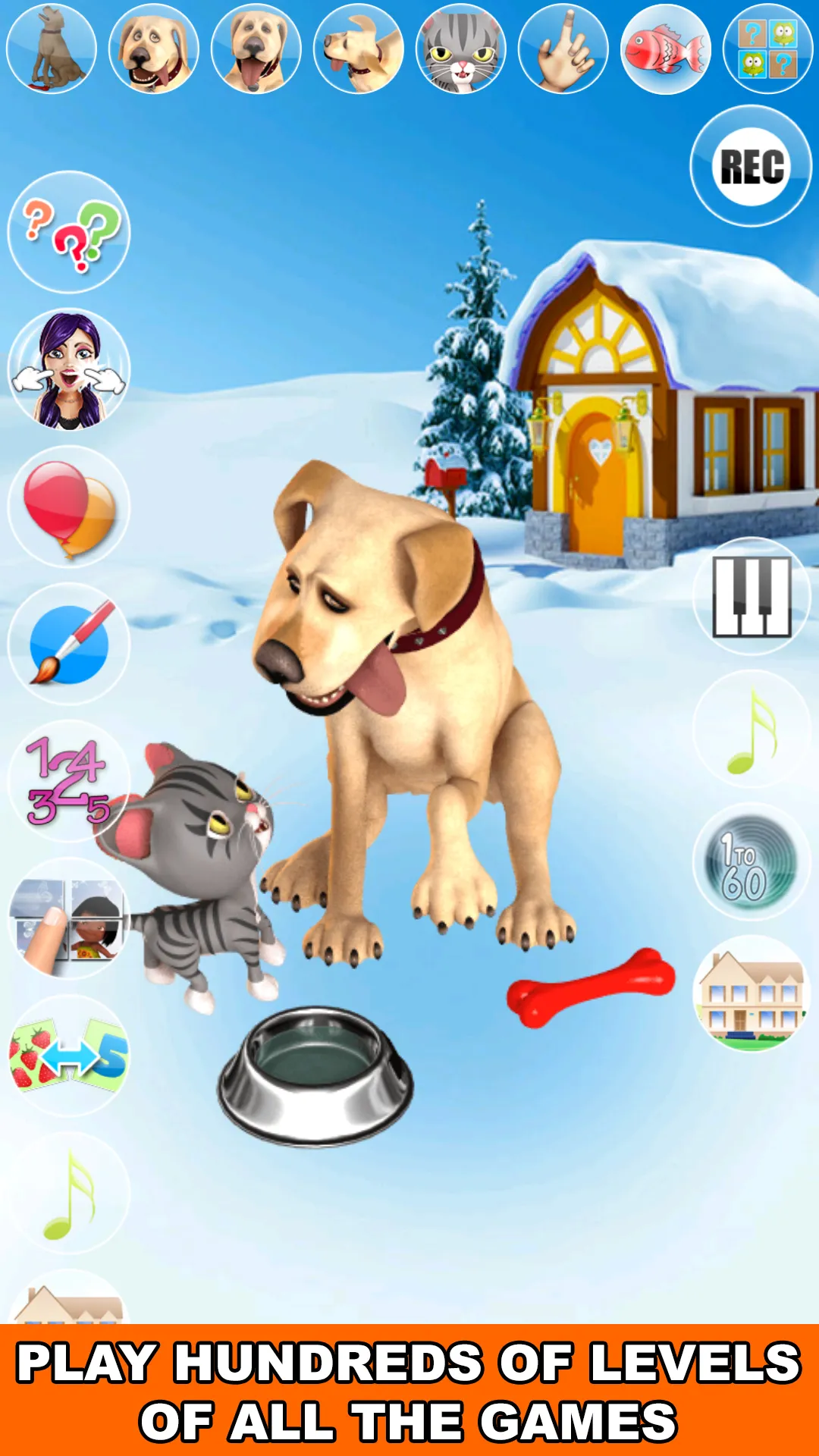 Talking John Dog Frozen City | Indus Appstore | Screenshot