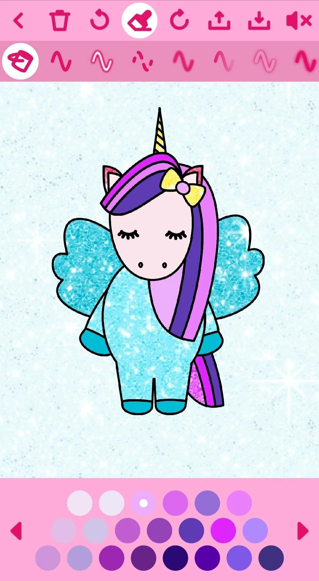 Unicorn Coloring Book | Indus Appstore | Screenshot