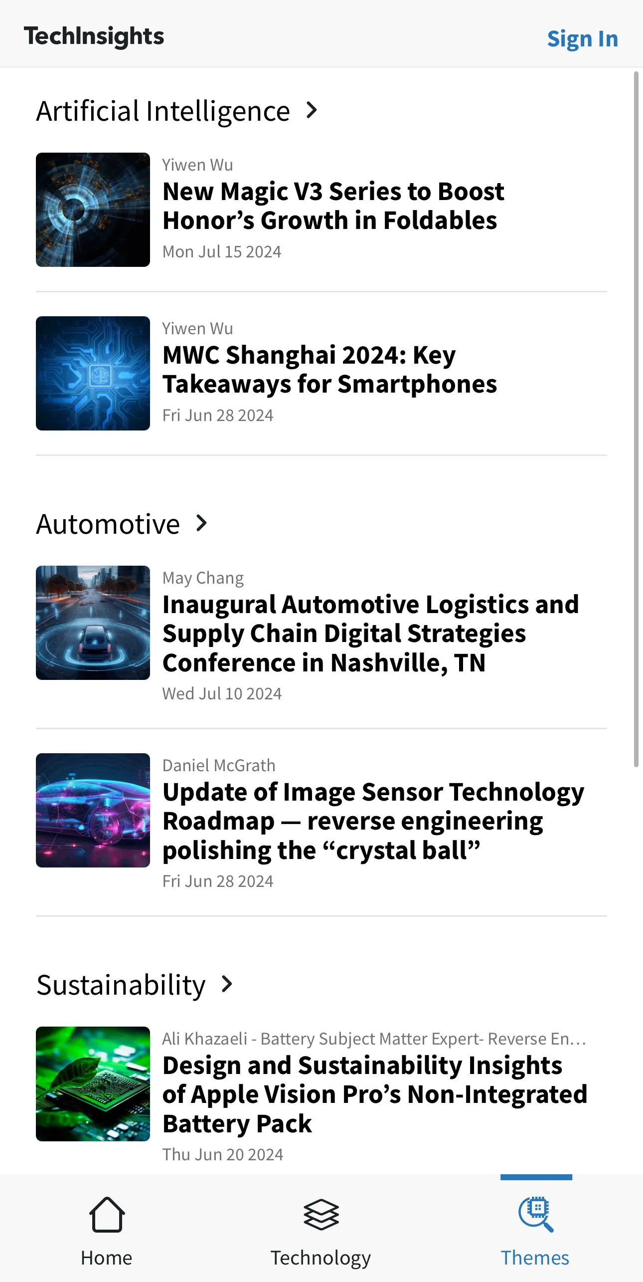 TechInsights | Indus Appstore | Screenshot