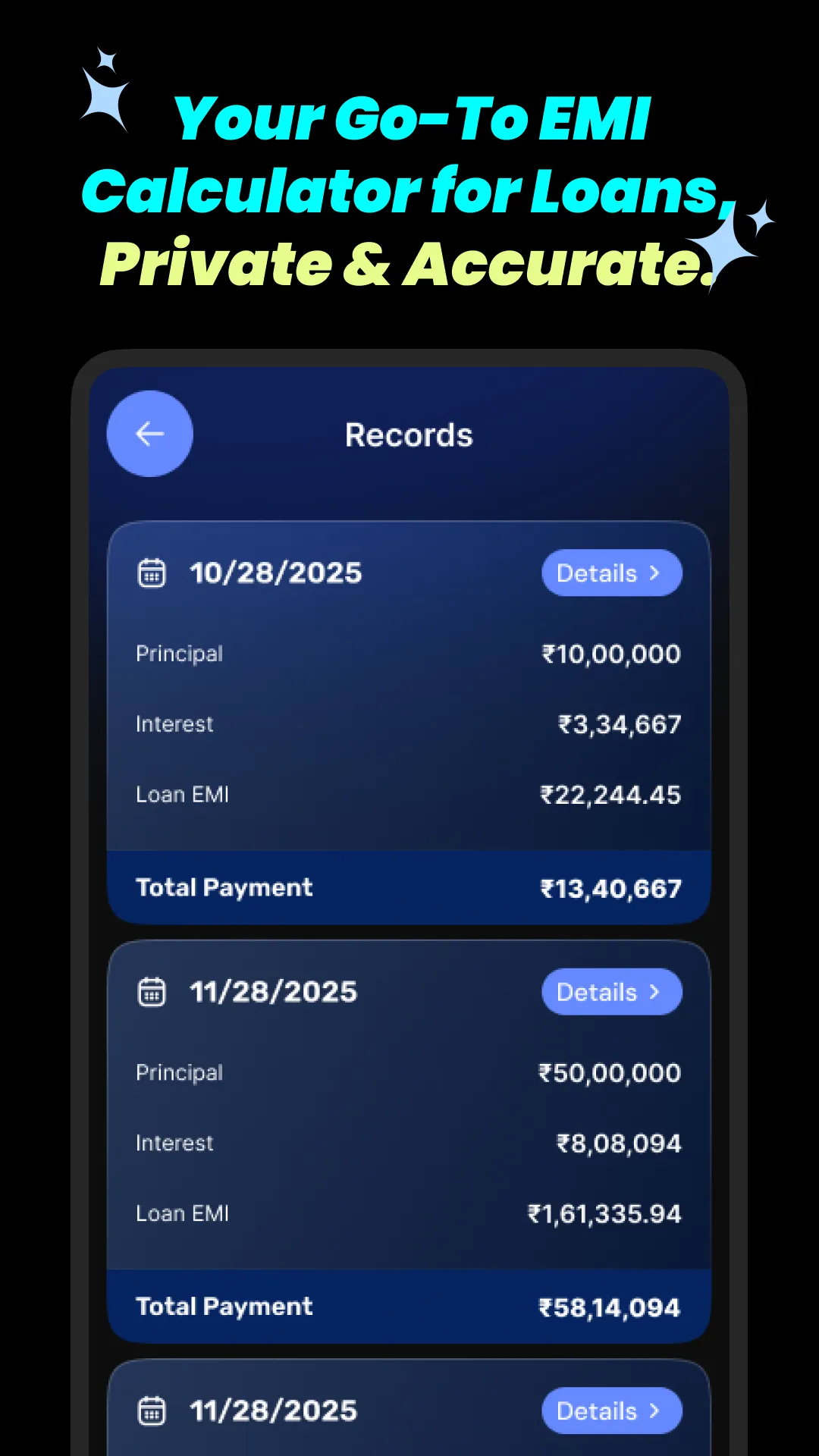 LoanEMILens | Indus Appstore | Screenshot