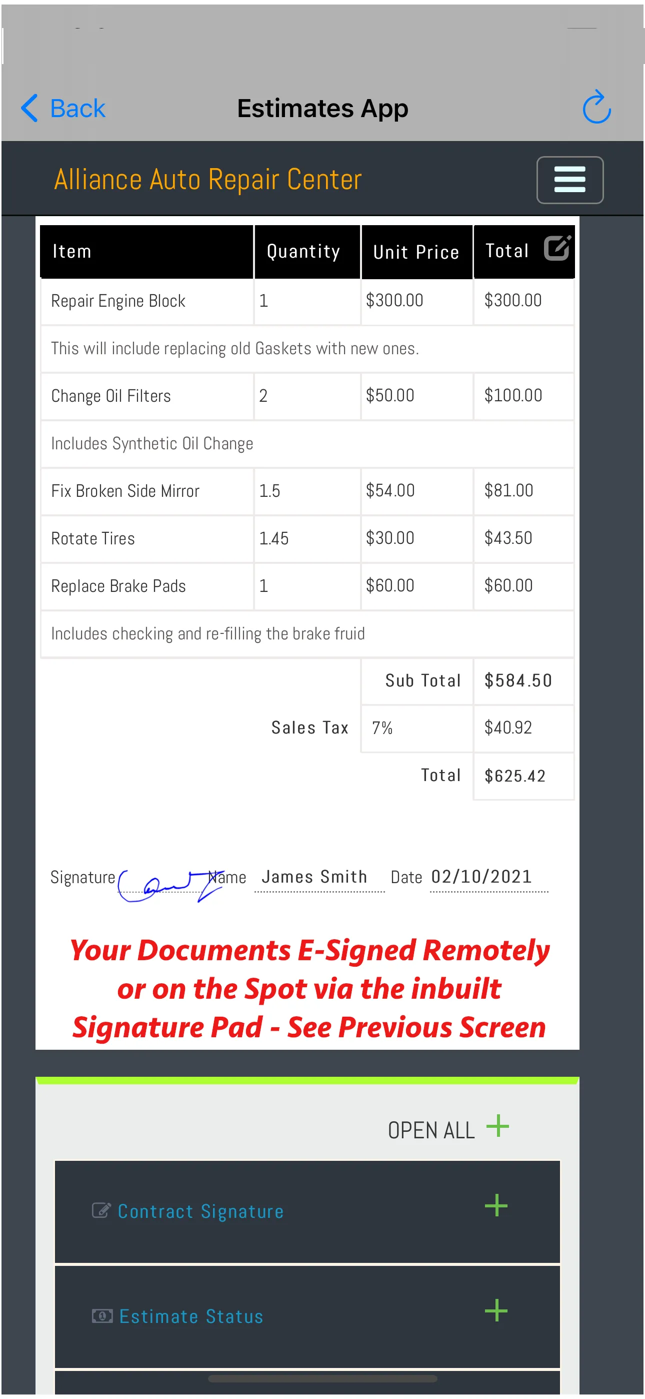 Estimate and Invoice Maker | Indus Appstore | Screenshot