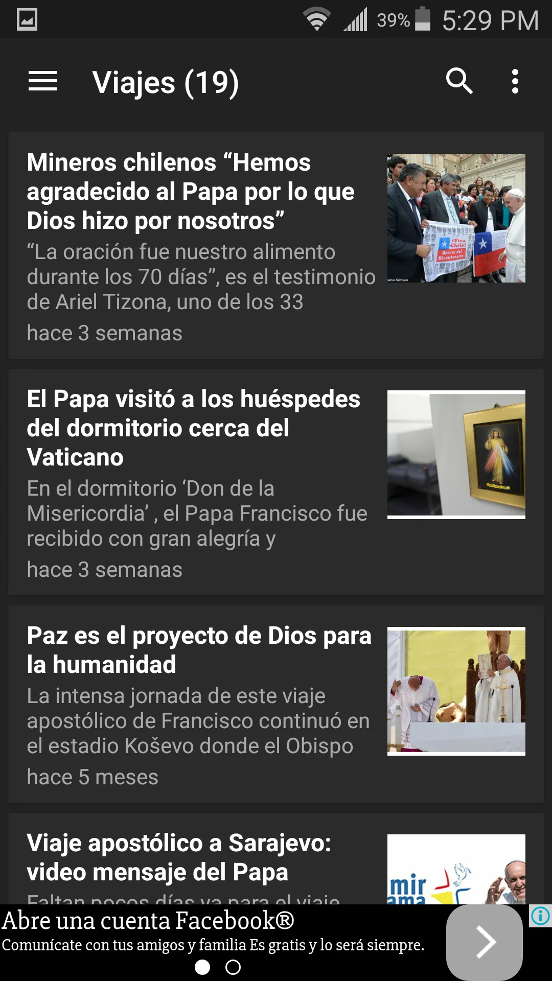 Misa del Papa Francisco | Indus Appstore | Screenshot