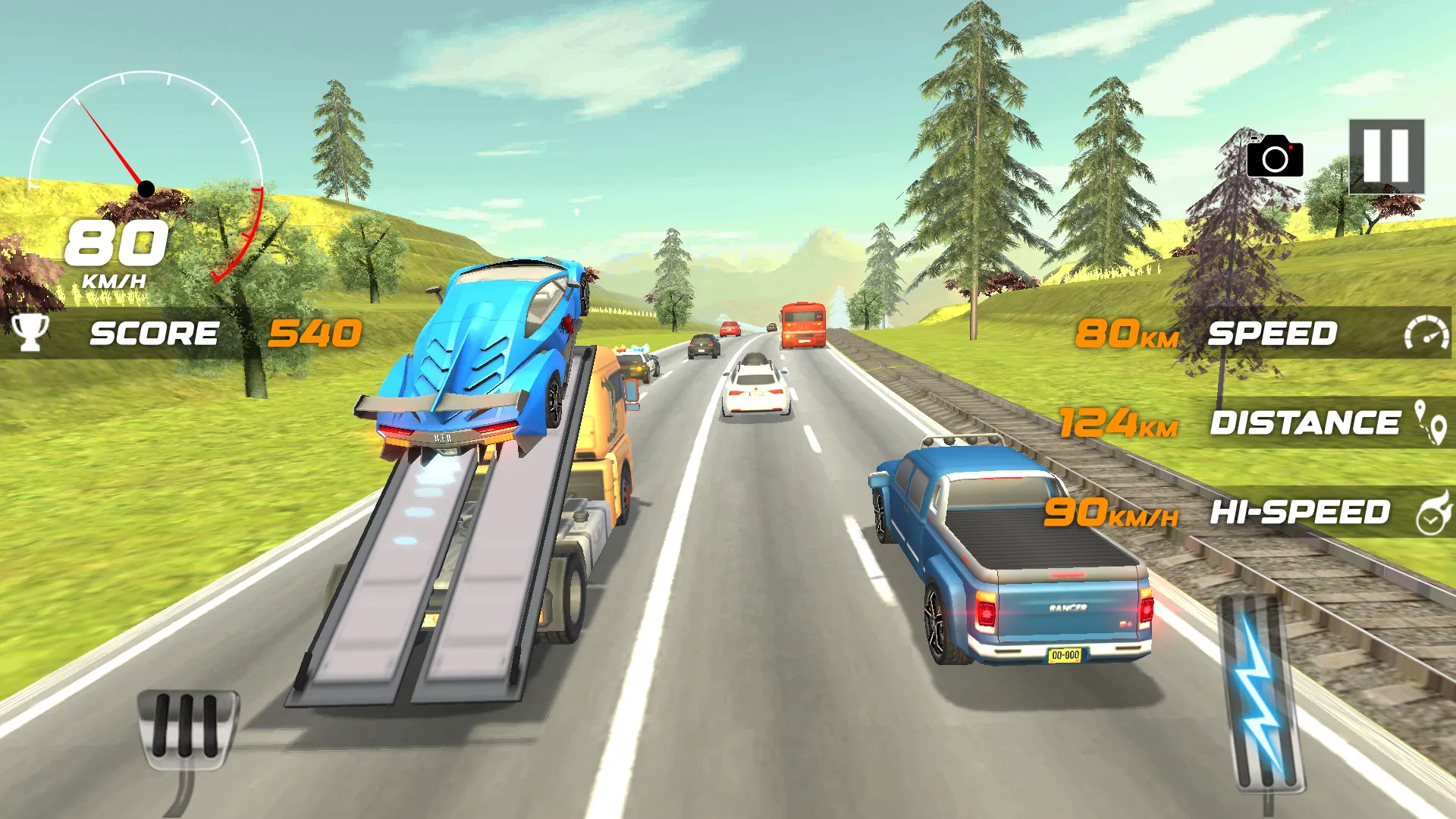 Heavy Traffic Rider Car Game | Indus Appstore | Screenshot