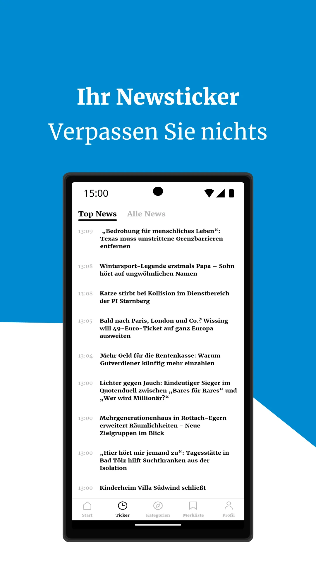 Merkur.de: Die Nachrichten App | Indus Appstore | Screenshot