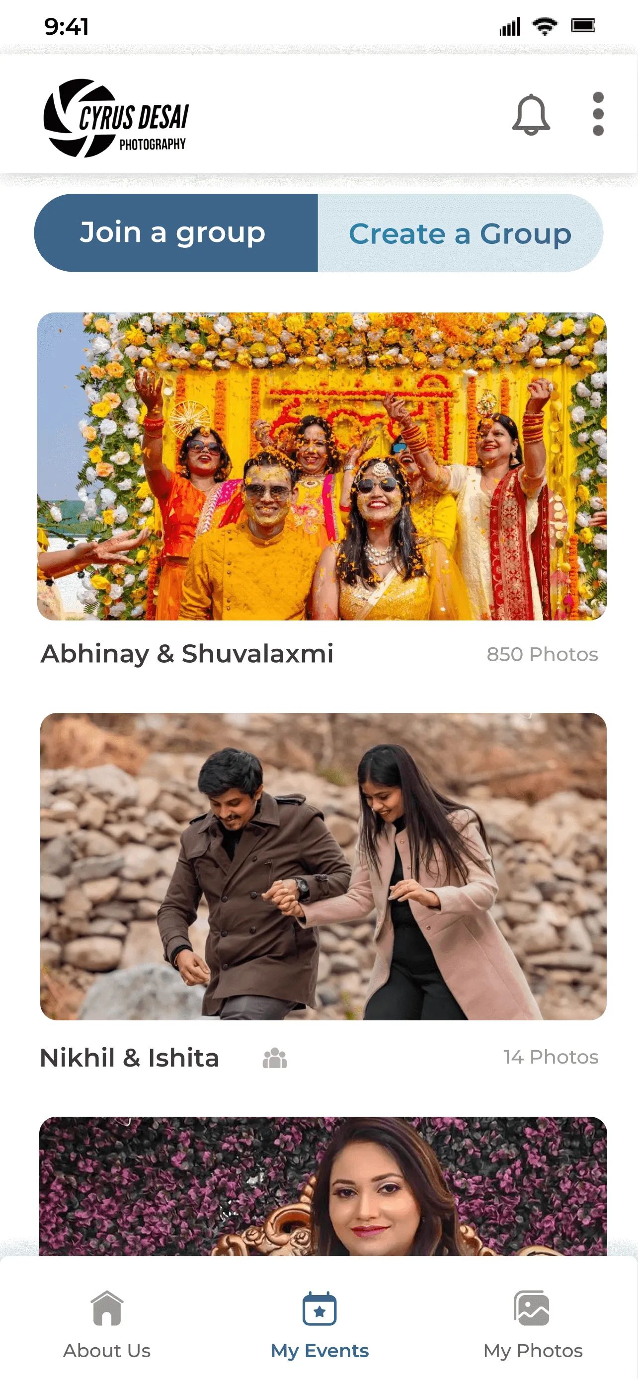 Cyrus Desai Photography | Indus Appstore | Screenshot