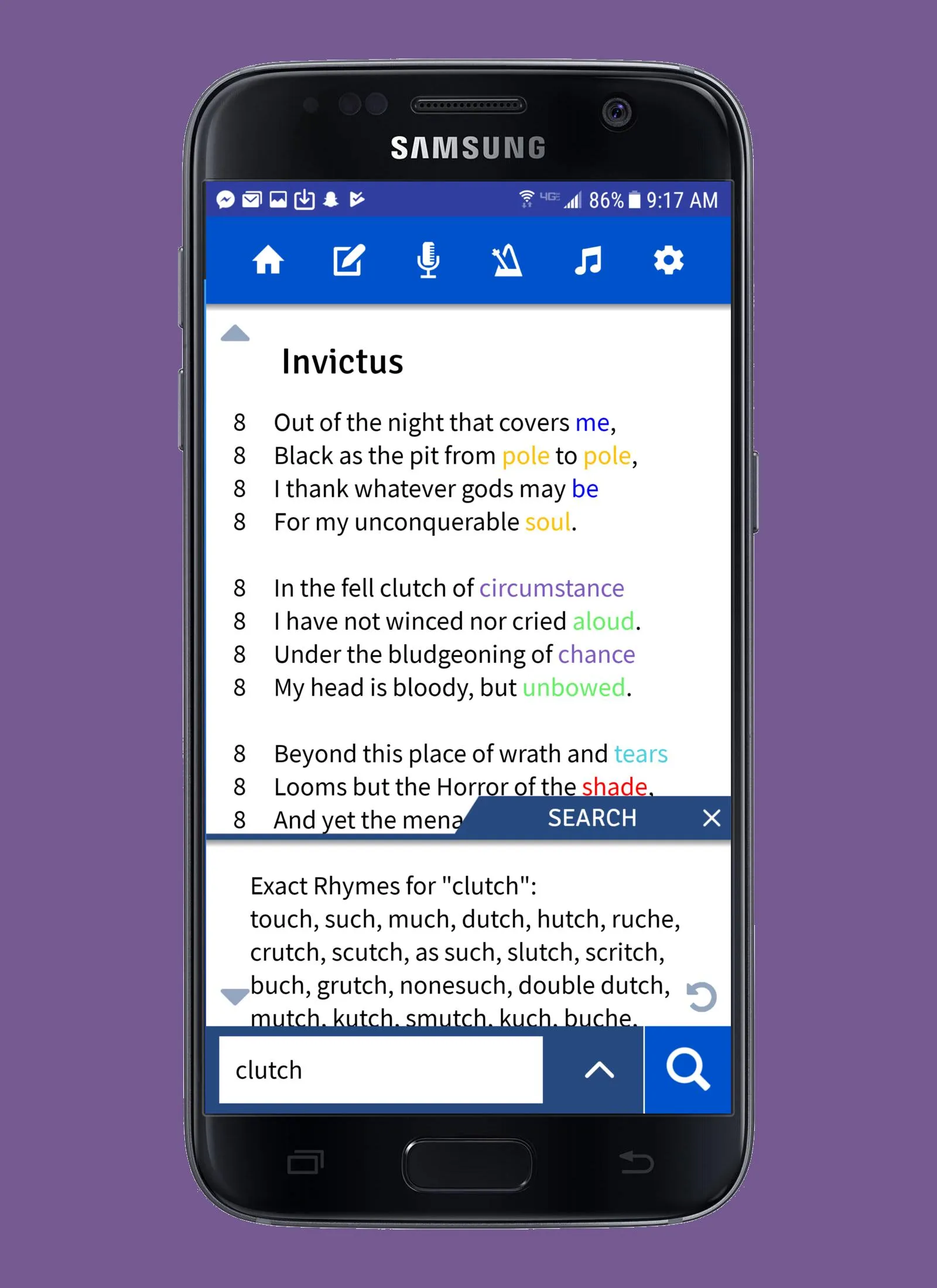 Lyric Notepad - Song Writing | Indus Appstore | Screenshot