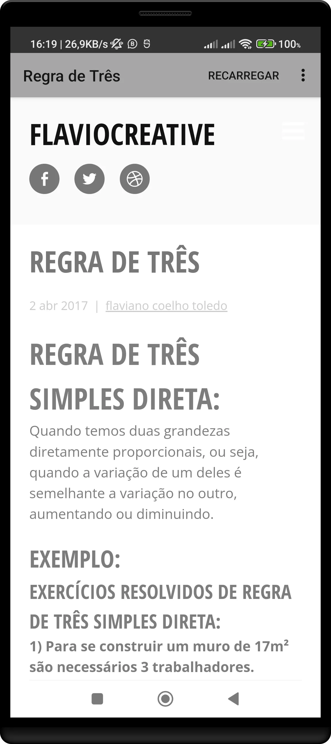 Regra de Três | Indus Appstore | Screenshot