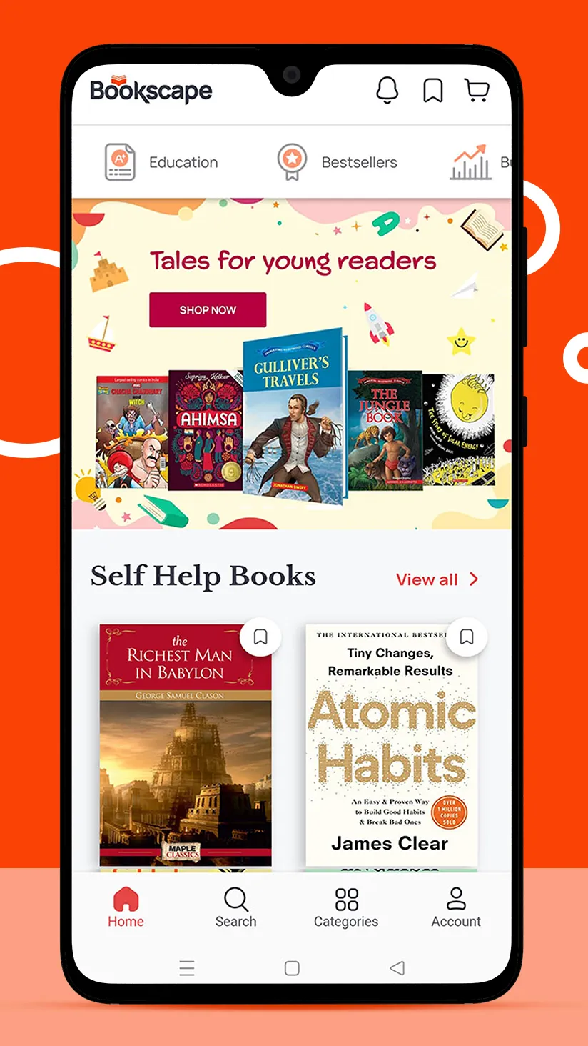 Bookscape: Online Bookstore | Indus Appstore | Screenshot