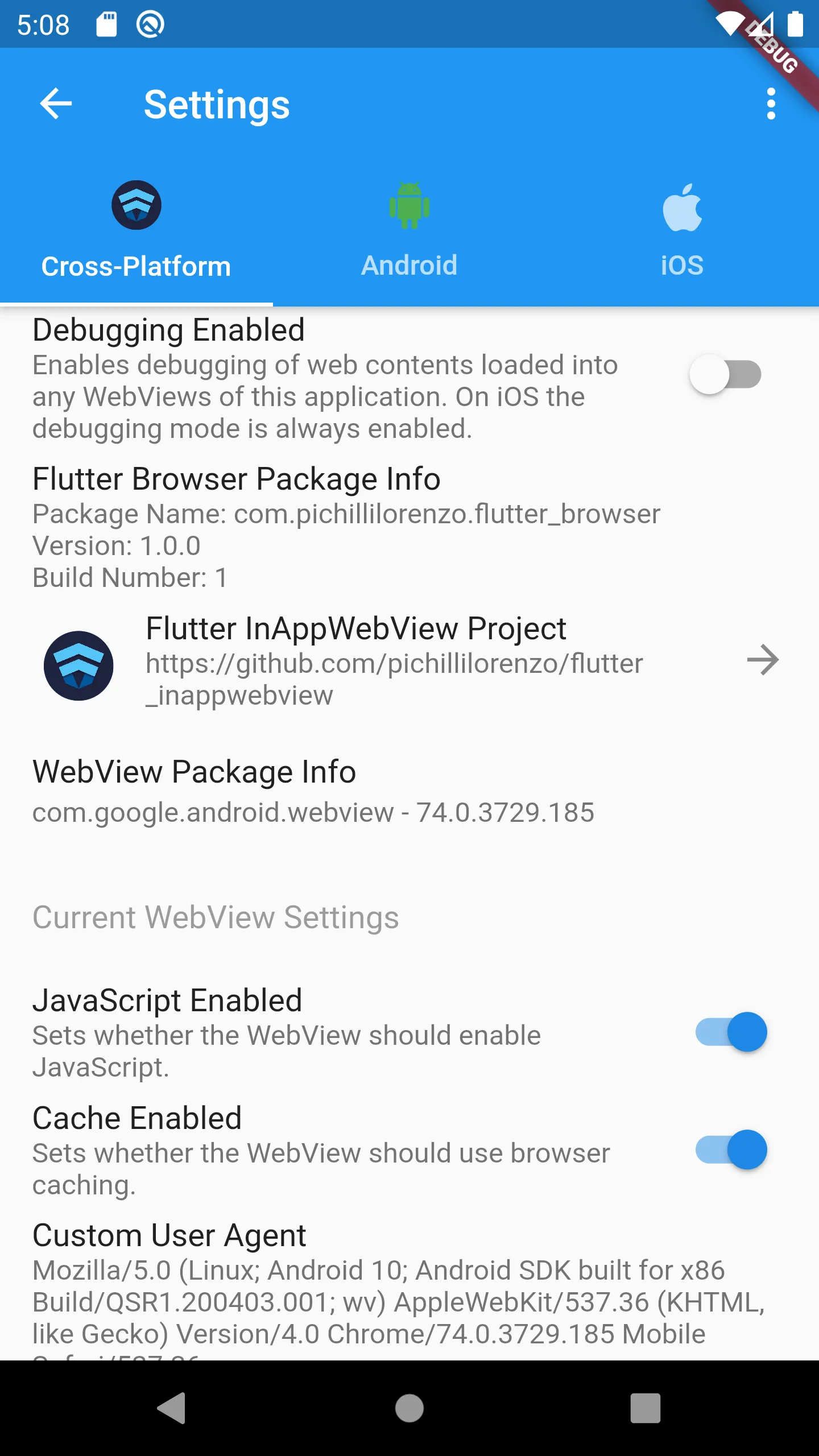 Flutter Browser | Indus Appstore | Screenshot