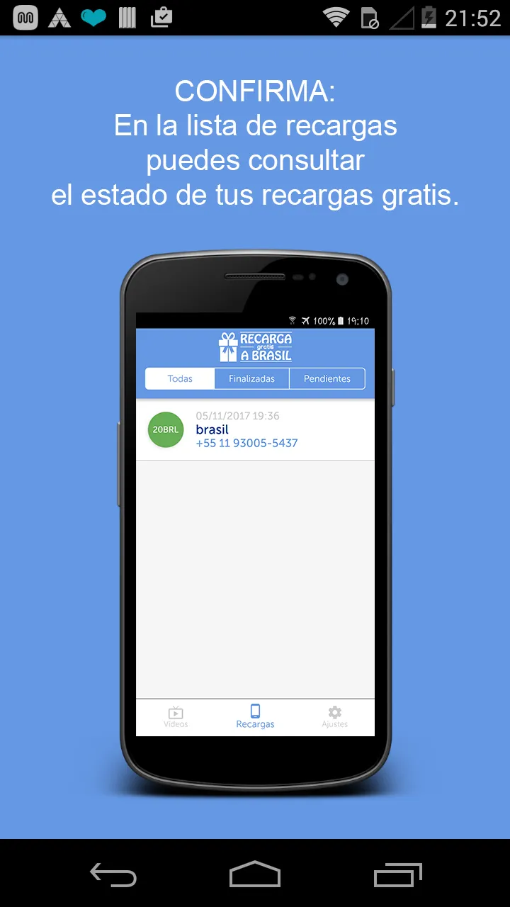 Regala recargas a Brasil | Indus Appstore | Screenshot