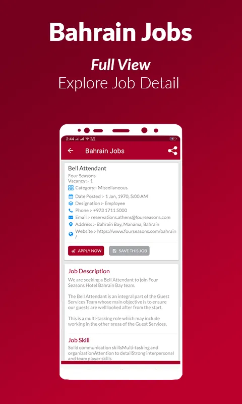 Bahrain Jobs | Indus Appstore | Screenshot