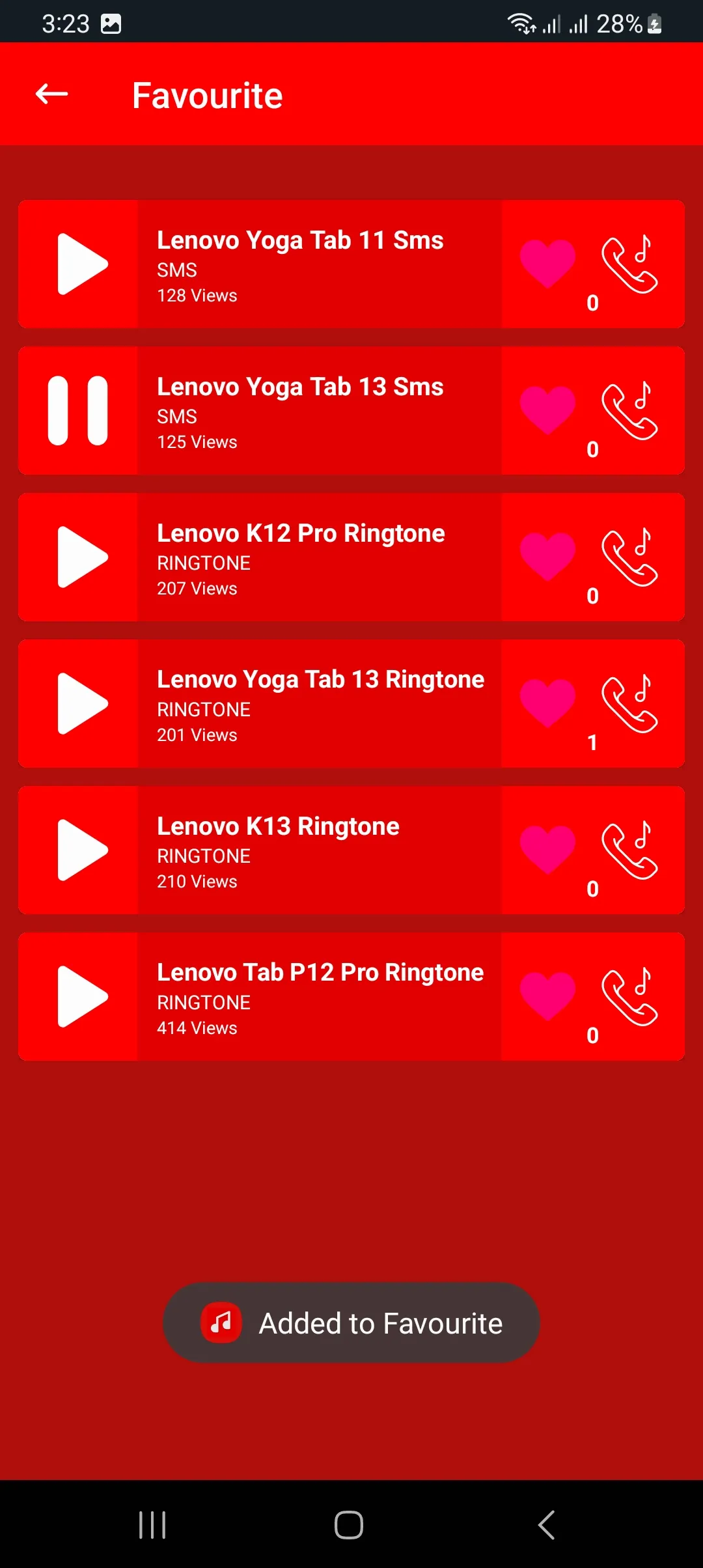 All LENOVO Mobile Ringtones | Indus Appstore | Screenshot