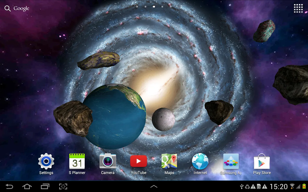 3D Galaxy Wallpaper | Indus Appstore | Screenshot