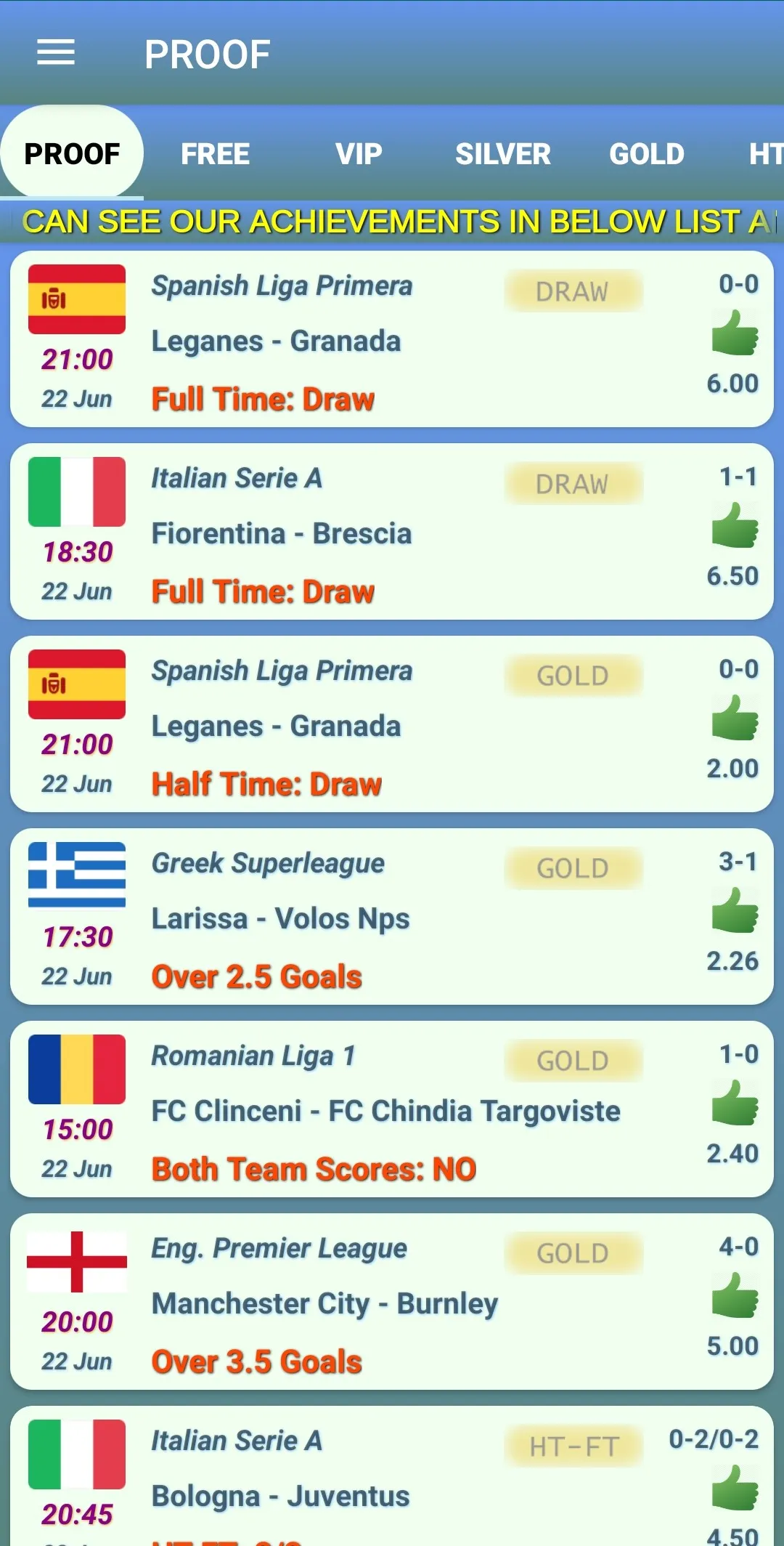 BWG - Betting Tips | Indus Appstore | Screenshot