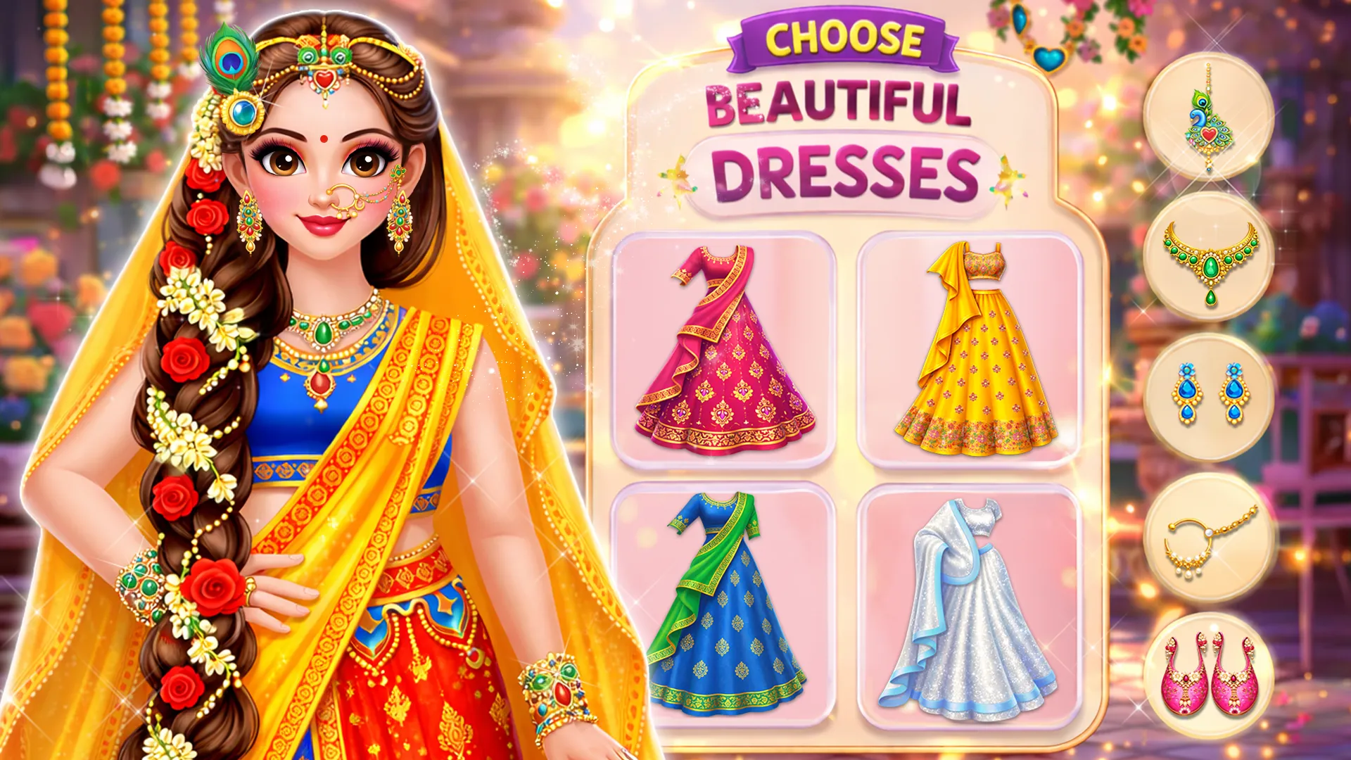 Radha Krishna Dress up Game | Indus Appstore | Screenshot