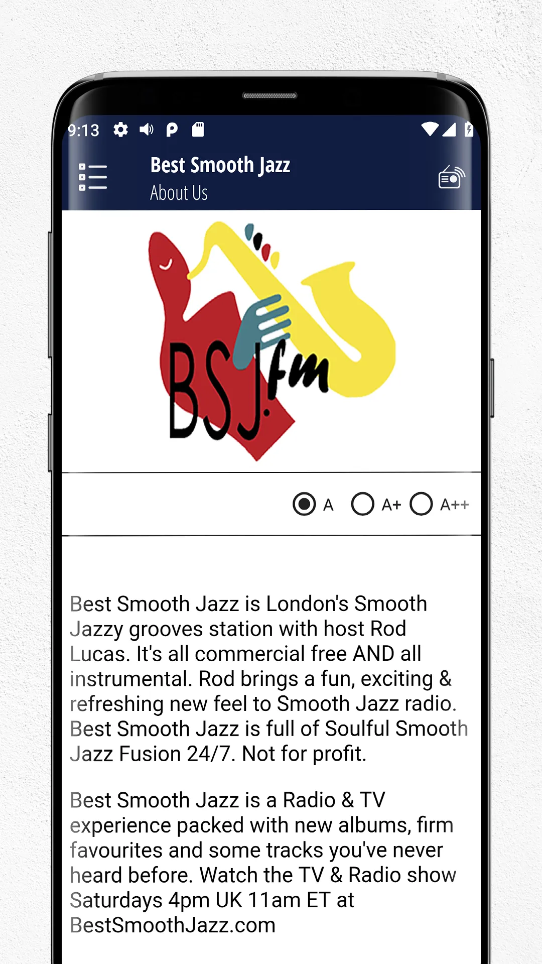 Best Smooth Jazz | Indus Appstore | Screenshot