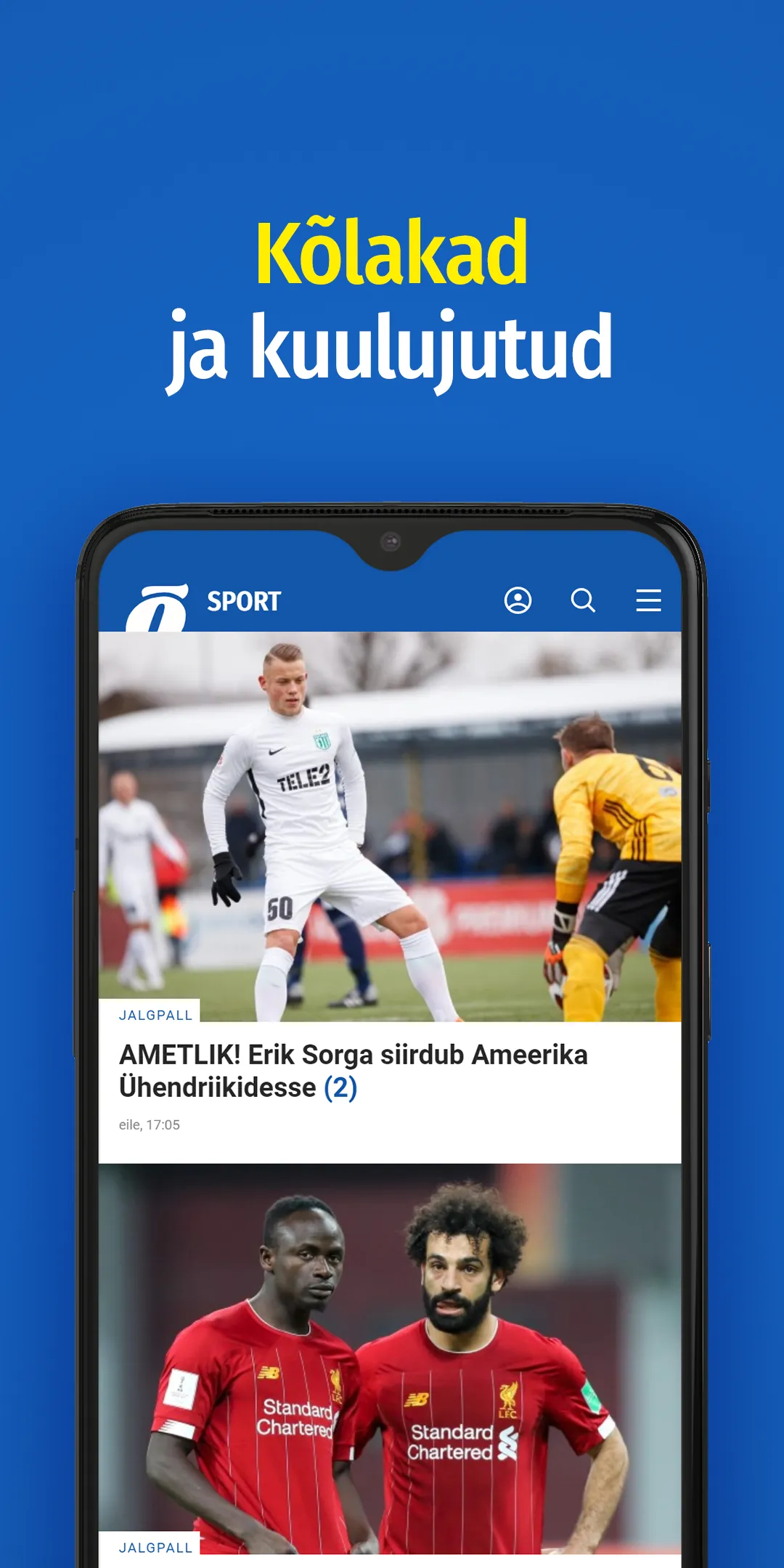 Õhtuleht Sport | Indus Appstore | Screenshot