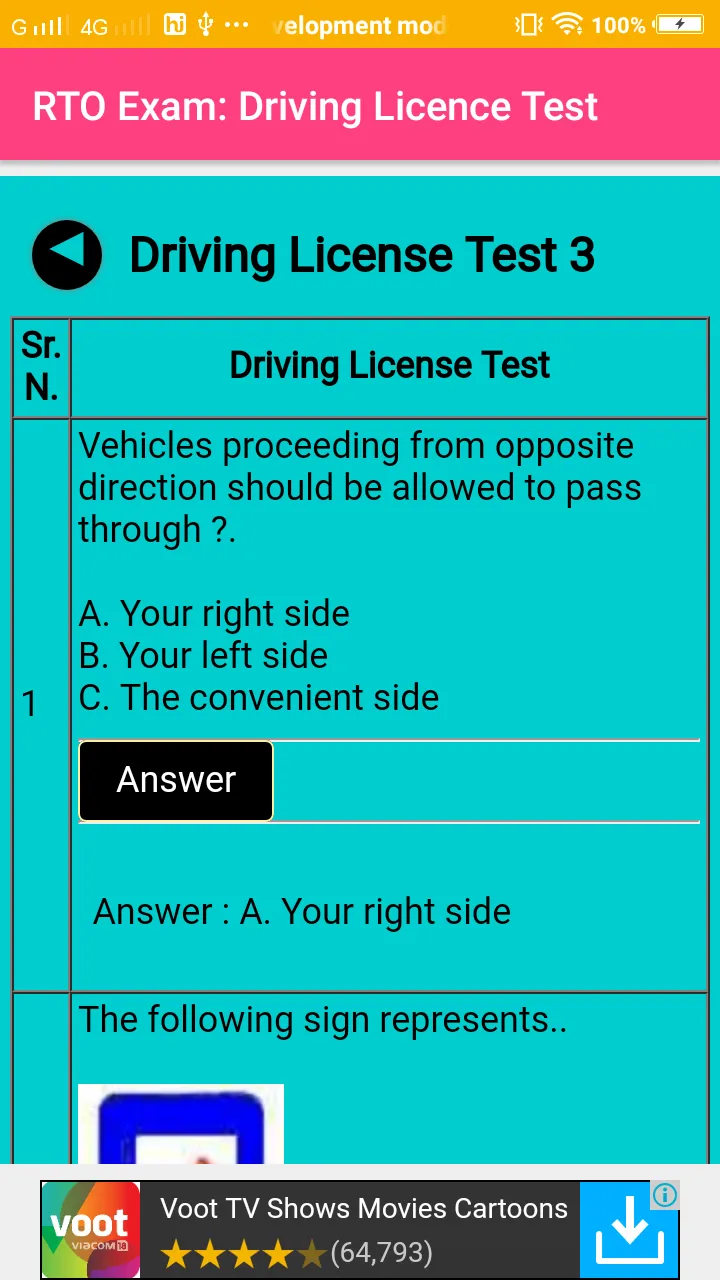 RTO Exam: Driving Licence Test | Indus Appstore | Screenshot