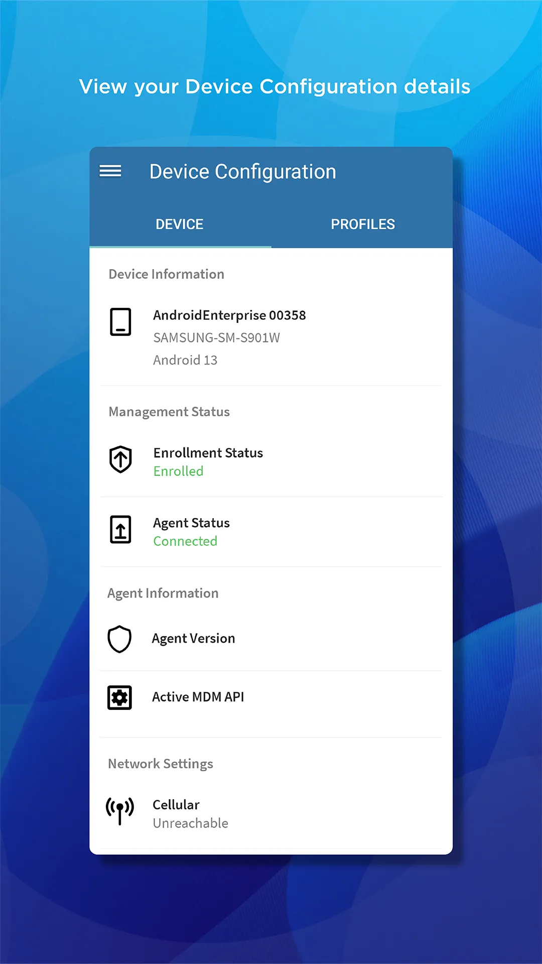 SOTI MobiControl Agent | Indus Appstore | Screenshot