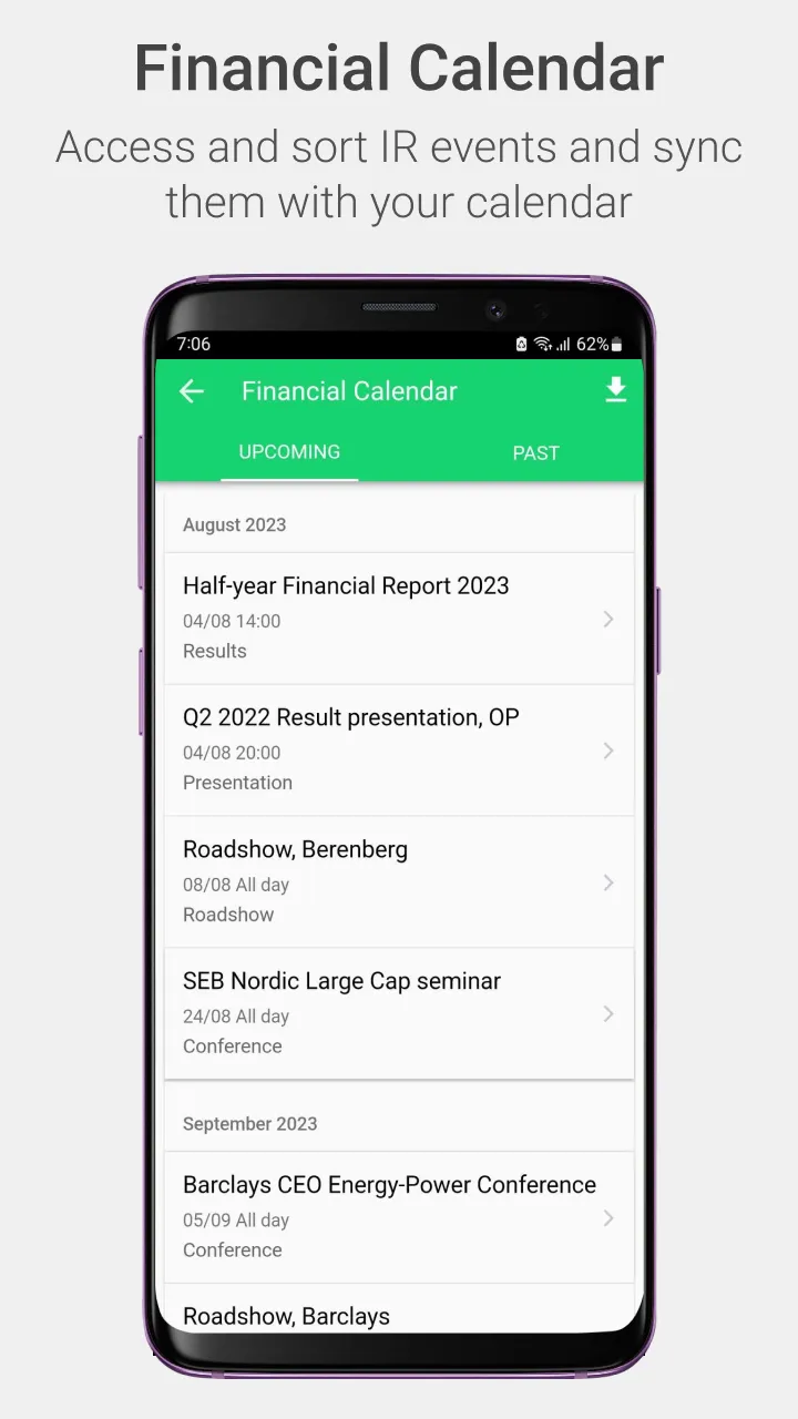 Fortum Investor Relations | Indus Appstore | Screenshot