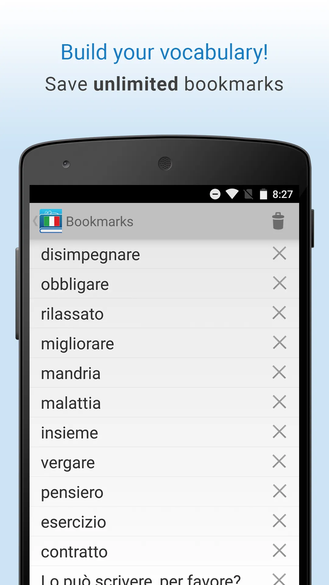 Italian Dictionary & Thesaurus | Indus Appstore | Screenshot