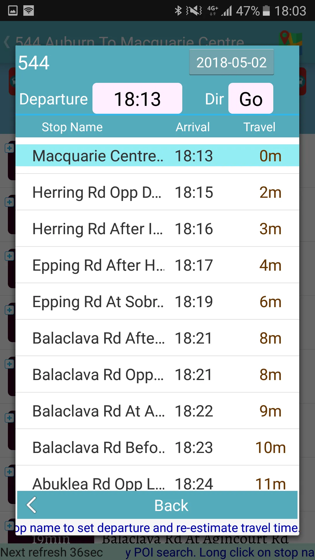 Sydney Bus | Indus Appstore | Screenshot