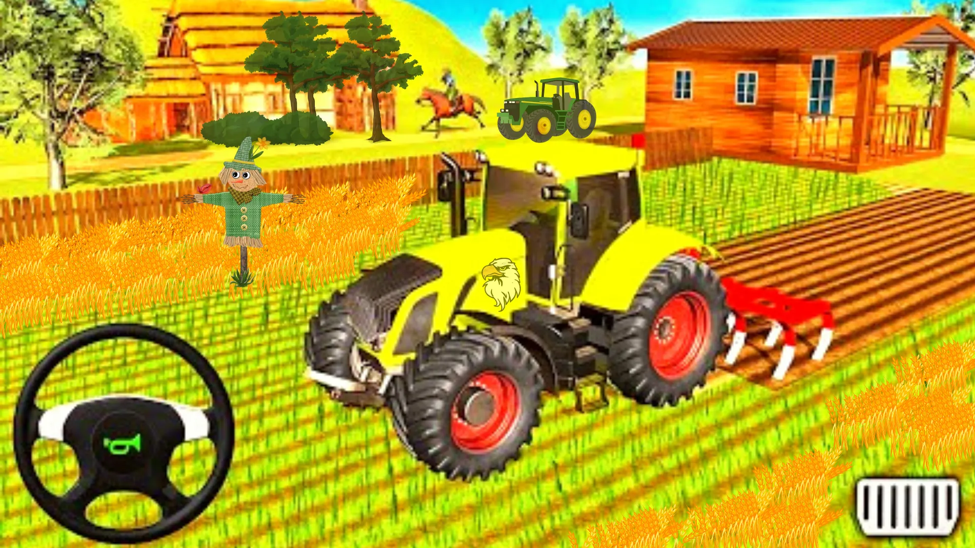 Village Tractor Farming 3D | Indus Appstore | Screenshot