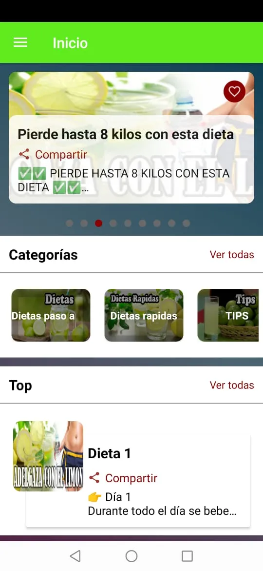 Dieta del Limón | Indus Appstore | Screenshot