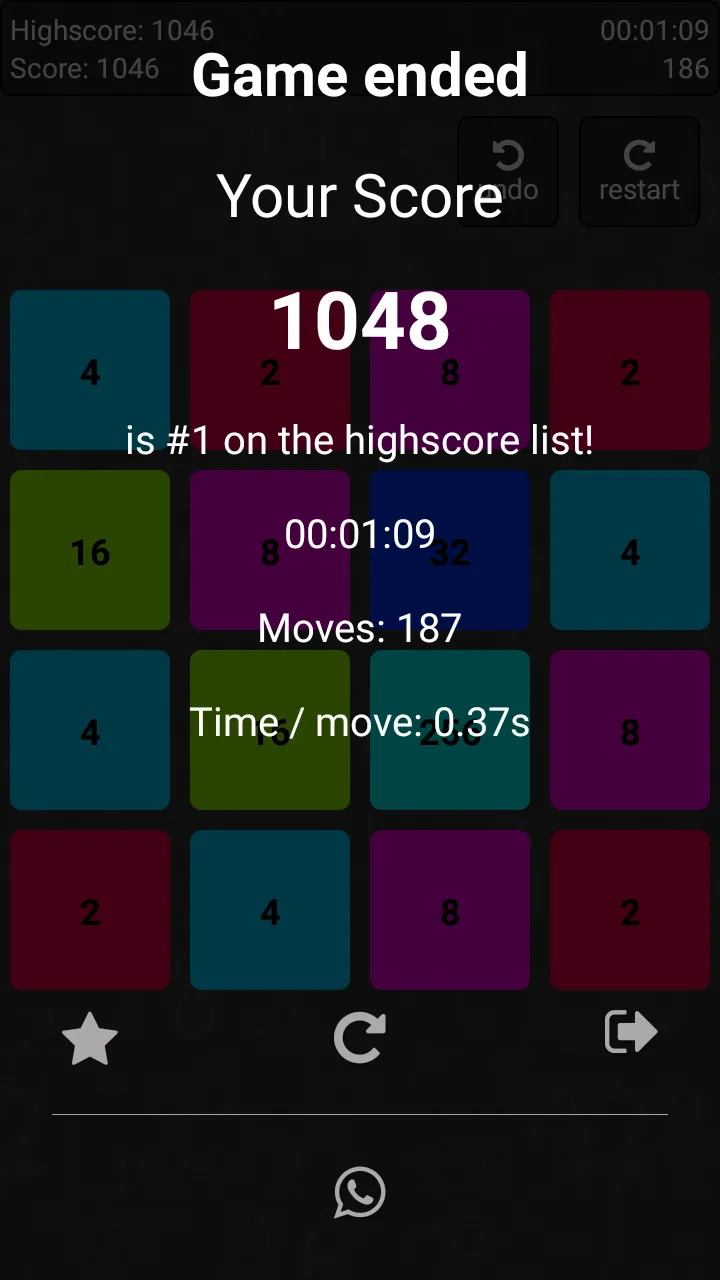 2048 Extended | Indus Appstore | Screenshot