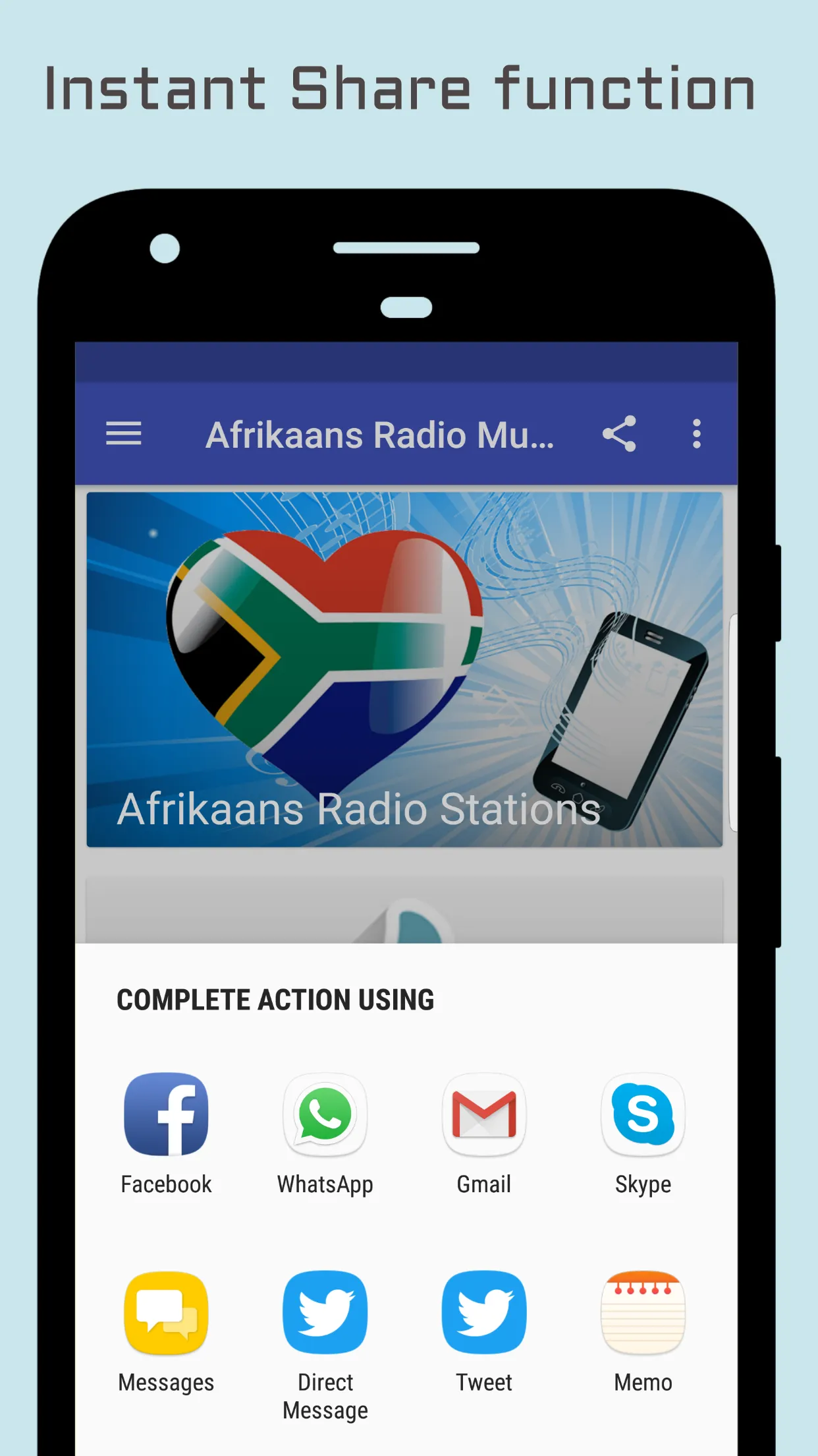 Afrikaans Radio Music & News | Indus Appstore | Screenshot