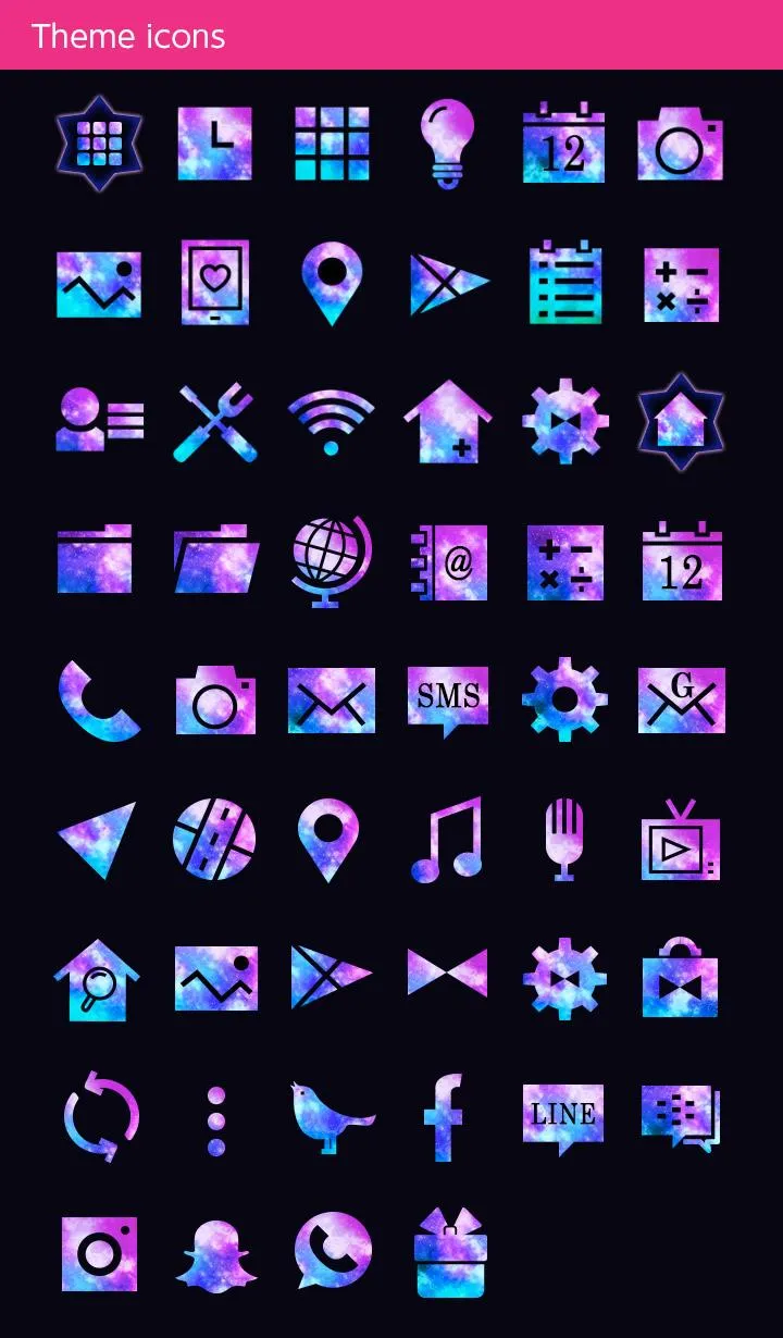 Tribal Galaxy Theme | Indus Appstore | Screenshot