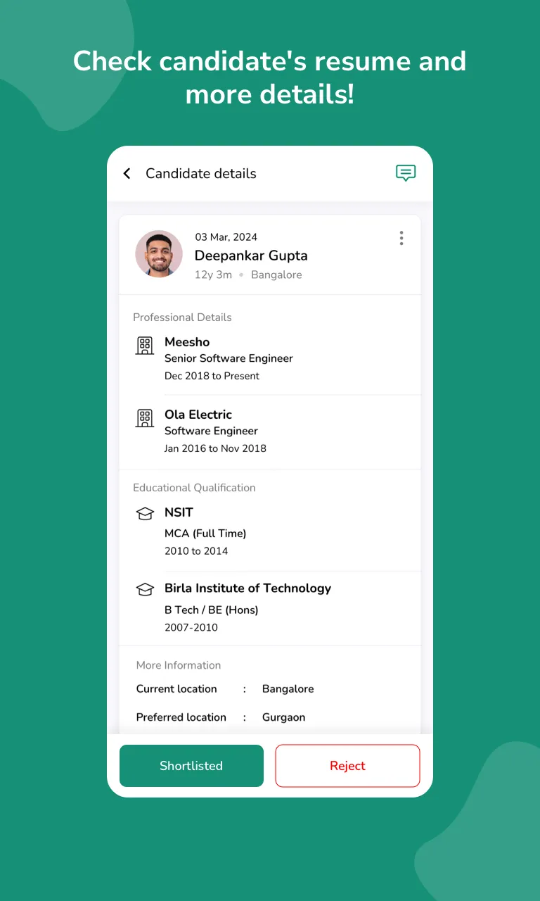 Hirist Recruiter App | Indus Appstore | Screenshot