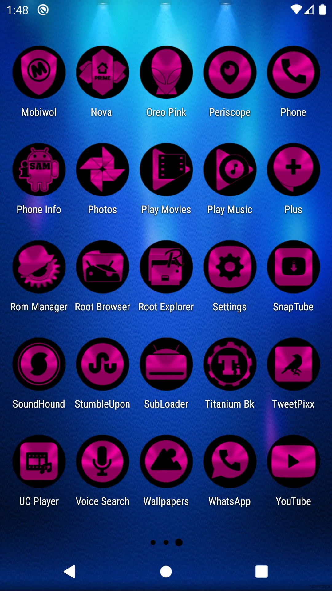 Oreo Pink Icon Pack | Indus Appstore | Screenshot