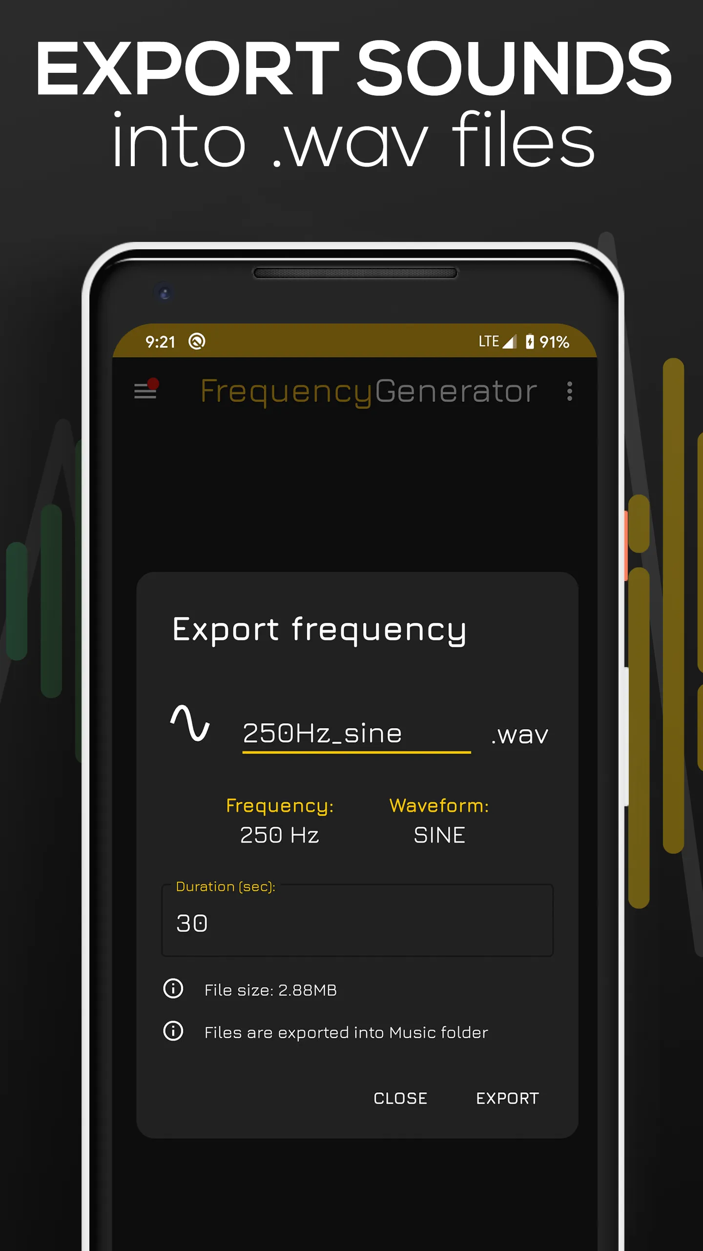 Frequency Sound Generator | Indus Appstore | Screenshot