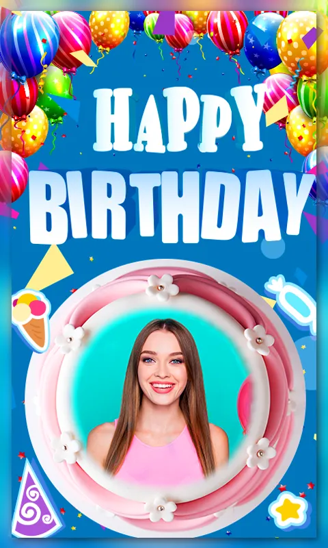 Birthday Photo Frames | Indus Appstore | Screenshot