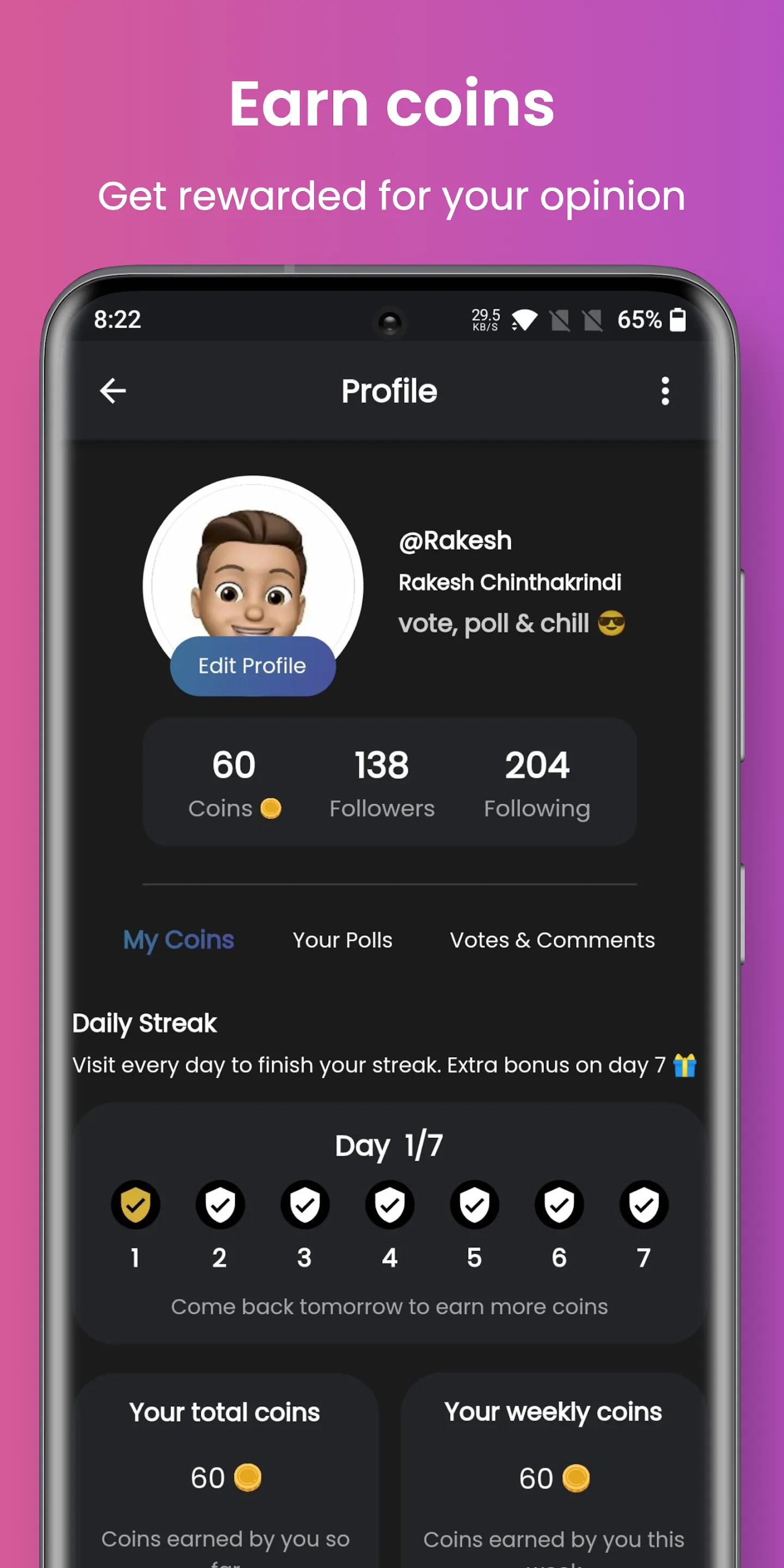 Opino - Social App for Polls | Indus Appstore | Screenshot