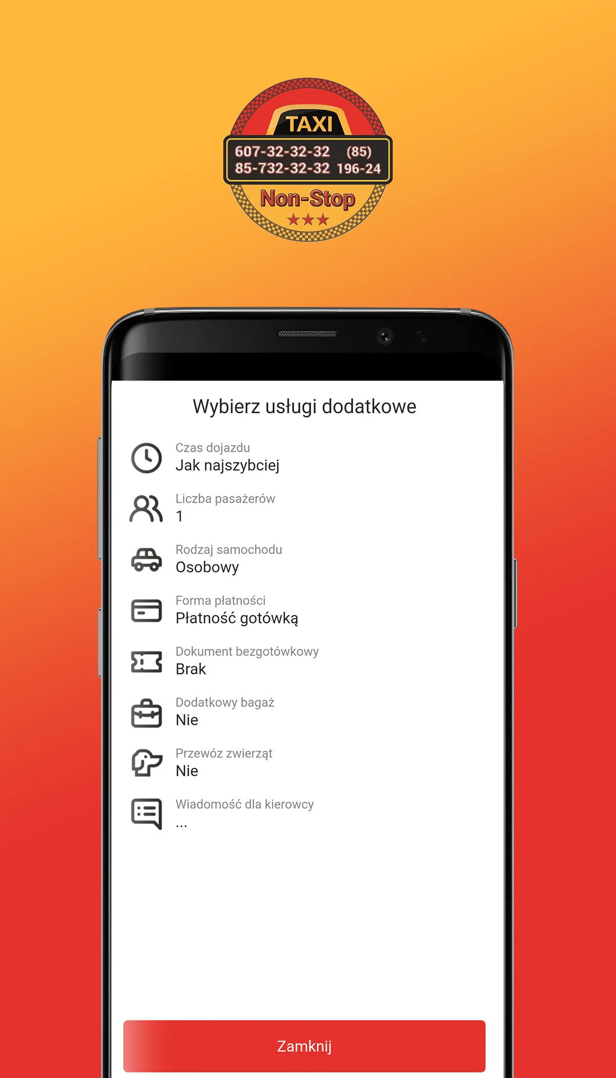 Non-Stop Taxi Białystok | Indus Appstore | Screenshot