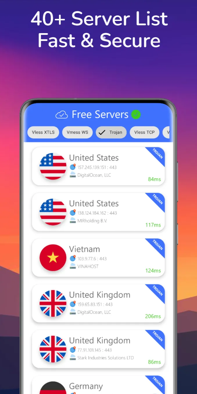 Alpha V2ray - Tunnel VPN | Indus Appstore | Screenshot