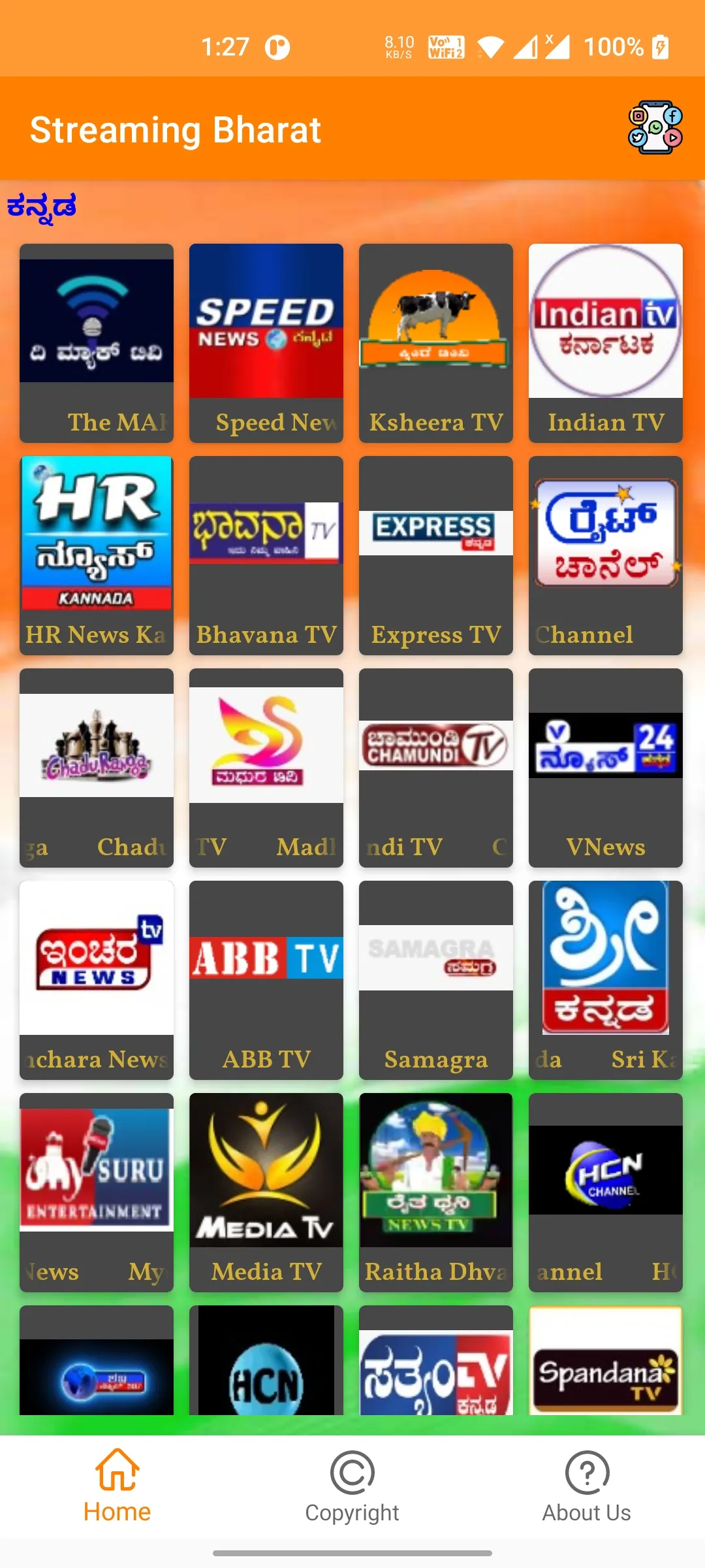 Live tv streaming 100 indian channels sale