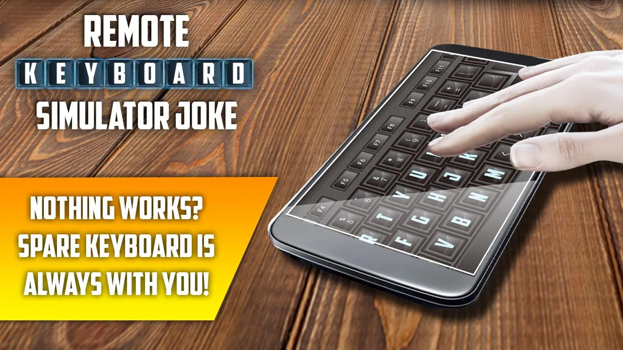 Remote Keyboard Simulator Joke | Indus Appstore | Screenshot