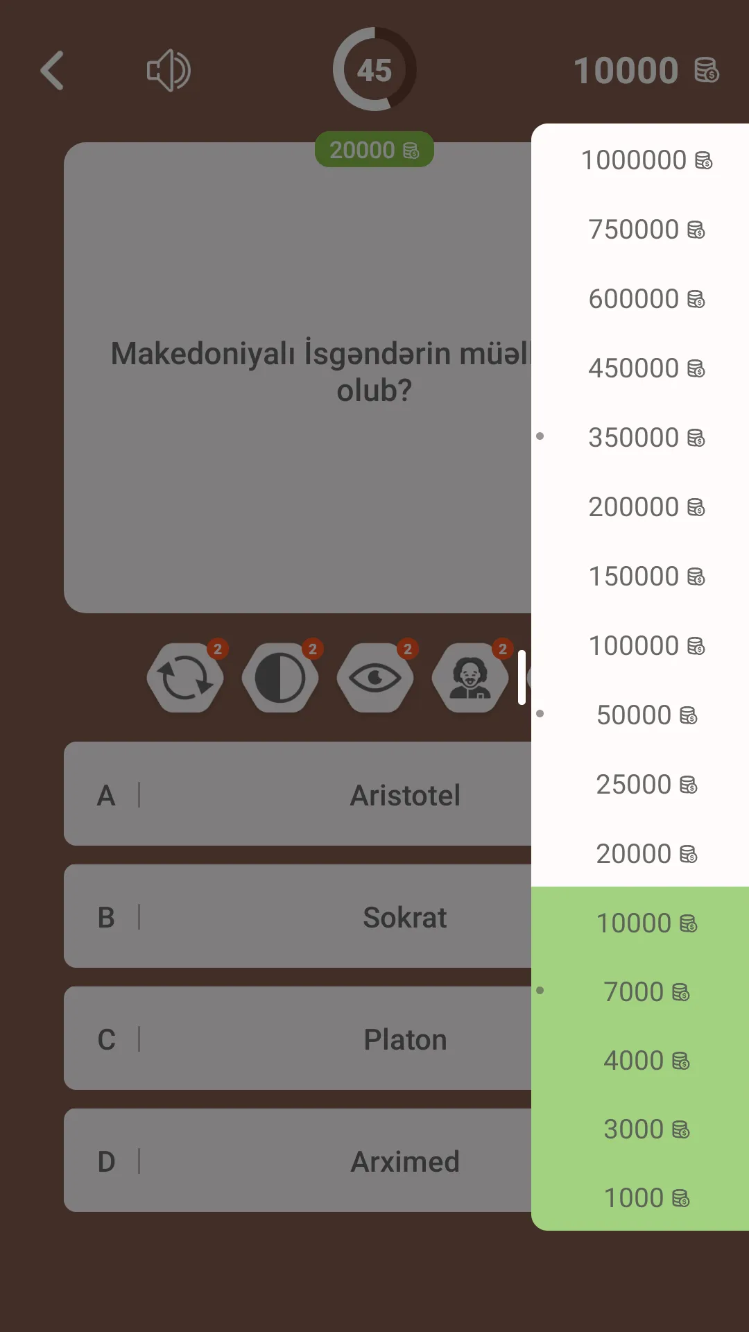 Milyonçu - Dünya Tarixi | Indus Appstore | Screenshot