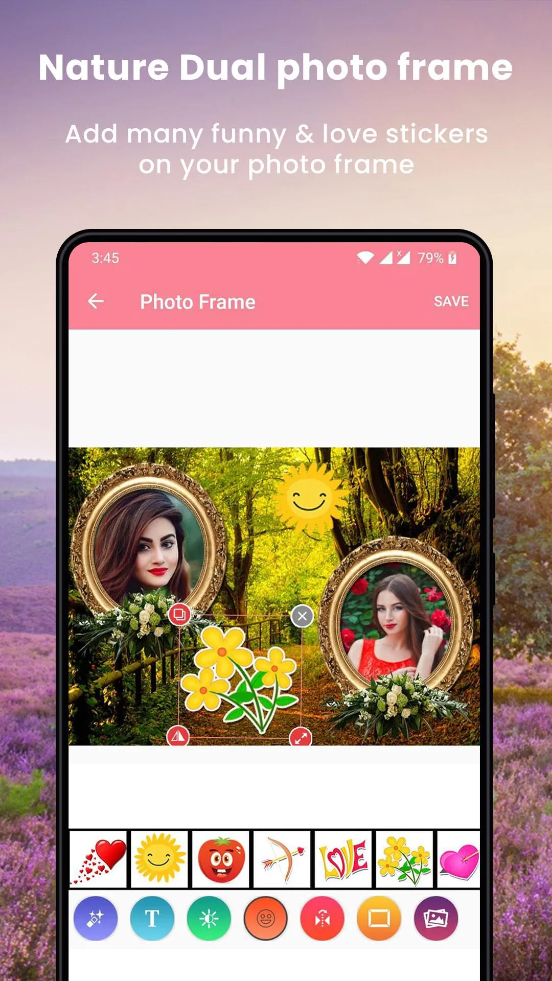 Nature Dual Photo Frame | Indus Appstore | Screenshot