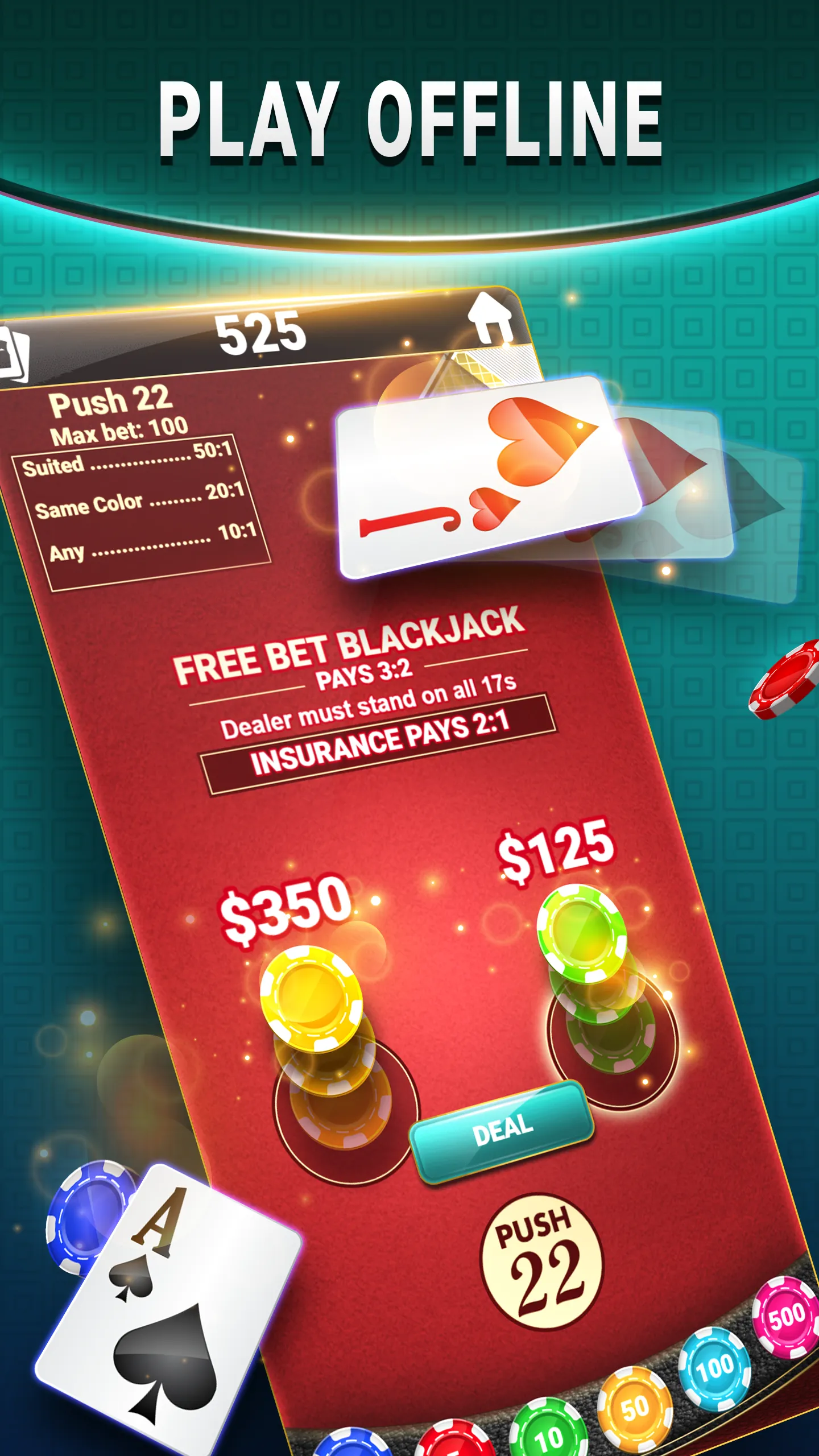 Blackjack & Baccarat Card Game | Indus Appstore | Screenshot