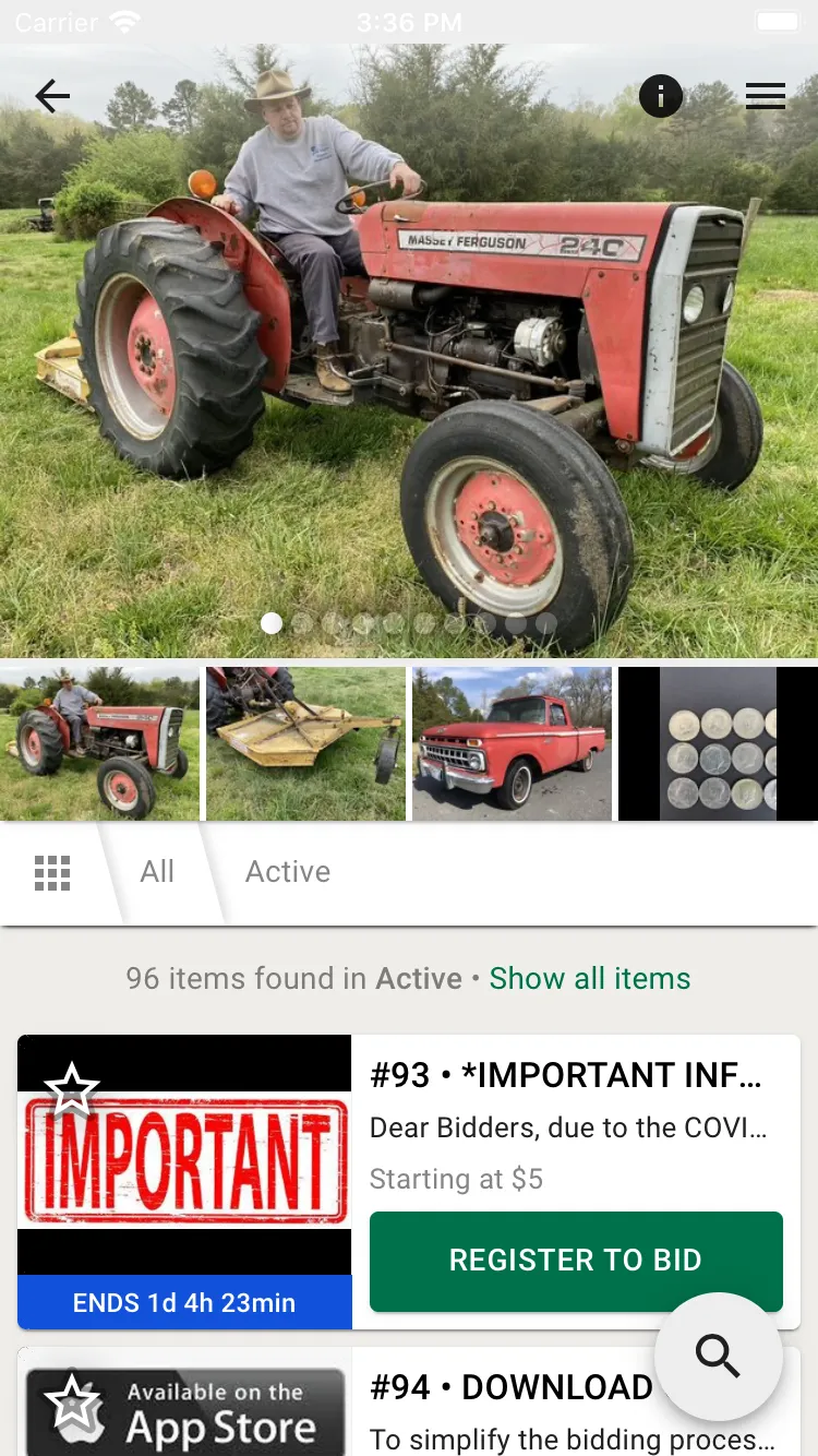 Rogers Auctioneers | Indus Appstore | Screenshot