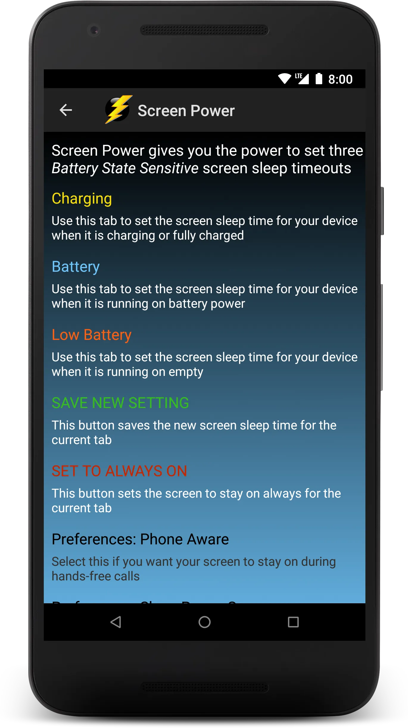 Screen Power | Indus Appstore | Screenshot