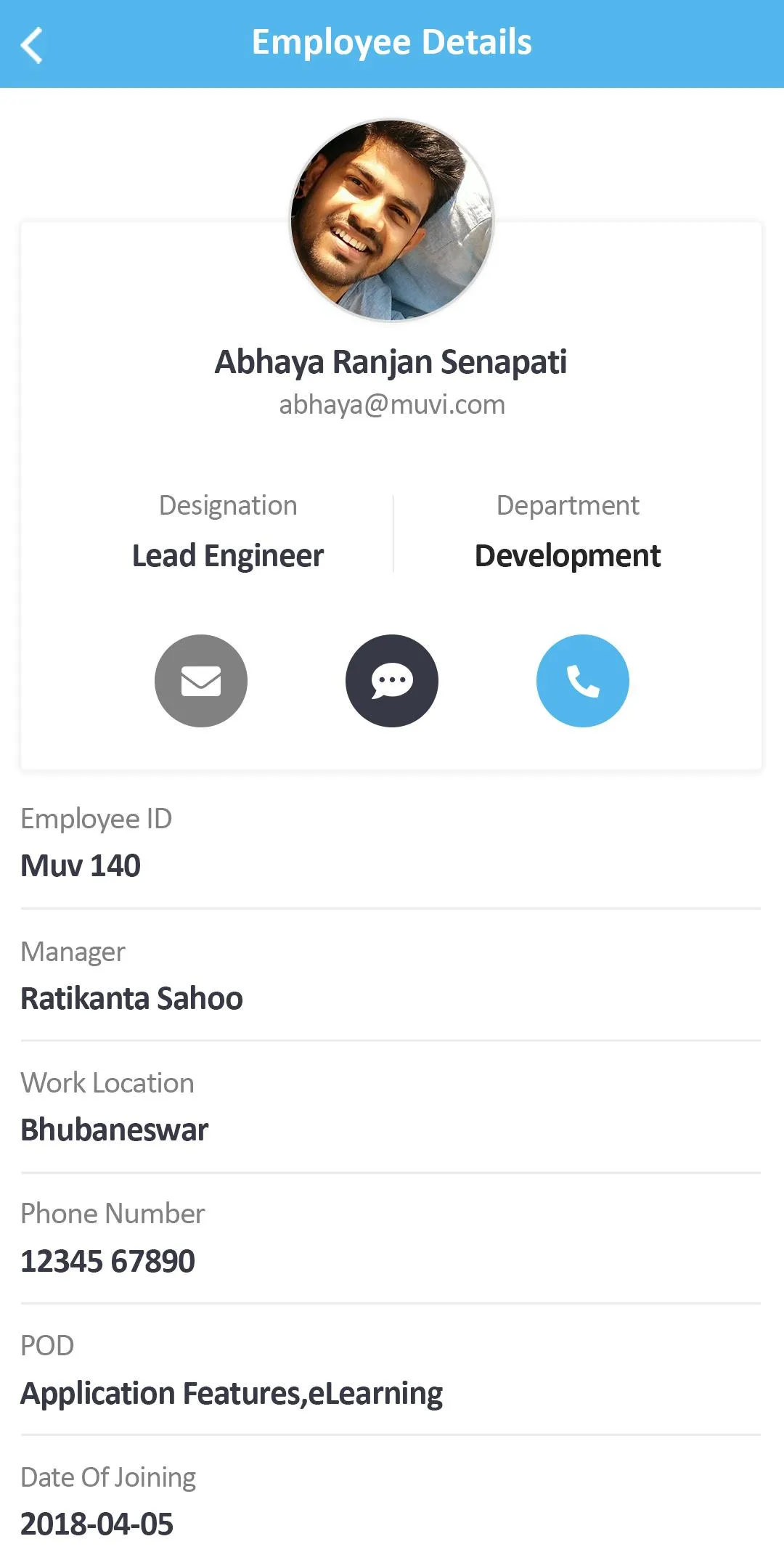 Muvi Intranet | Indus Appstore | Screenshot