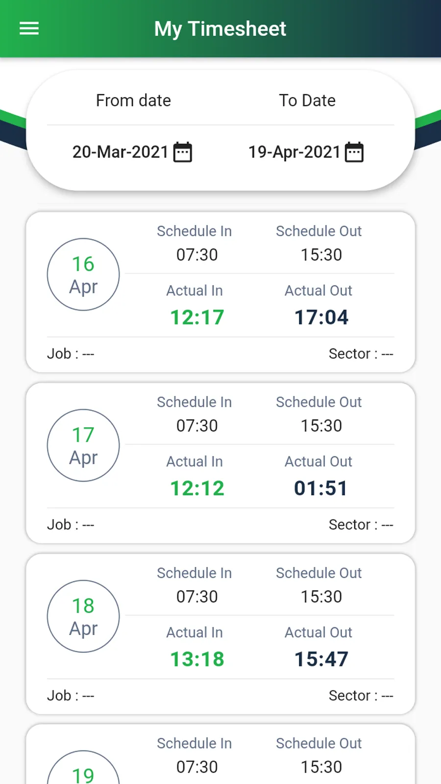 Sapience Workforce | Indus Appstore | Screenshot